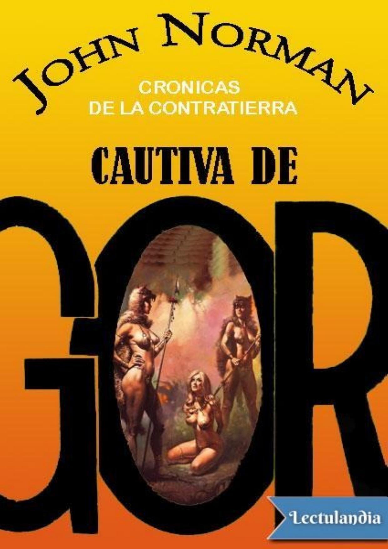 Cautiva de Gor de John Norman, portada del libro