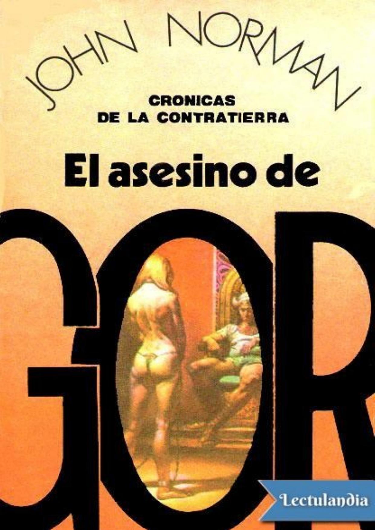 El asesino de Gor de John Norman, portada del libro