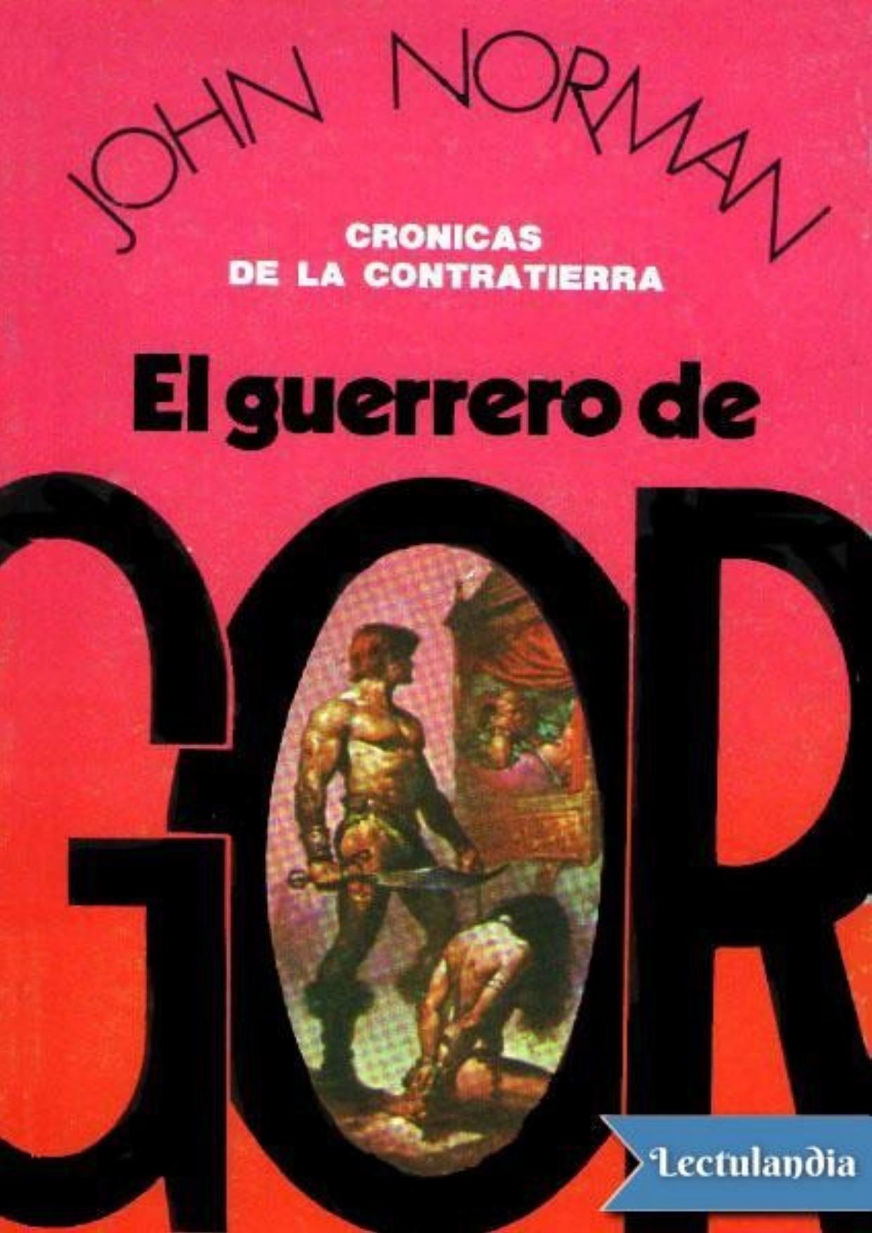 El guerrero de Gor de John Norman, portada del libro