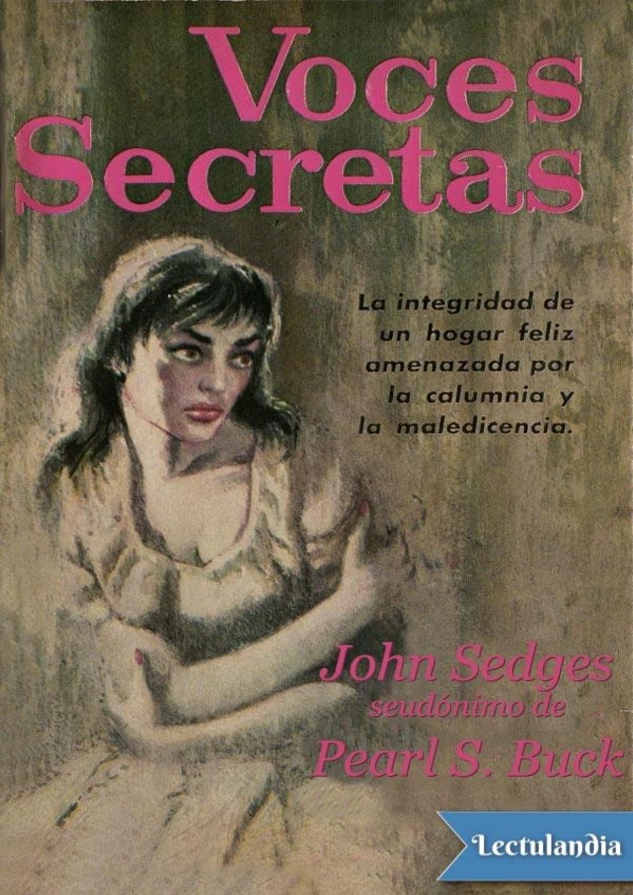 Voces secretas de John Sedges, portada del libro