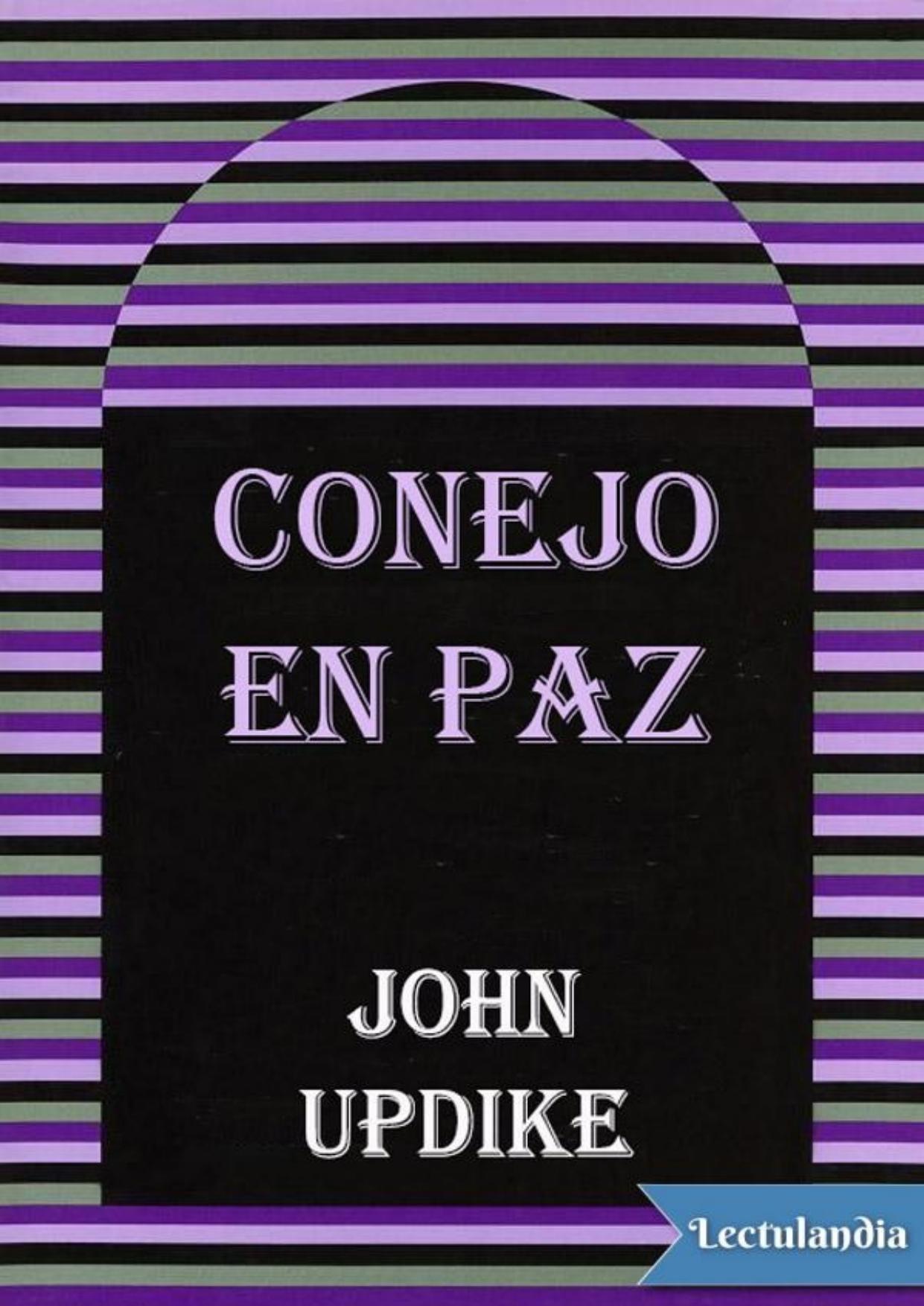Conejo en paz de John Updike, portada del libro