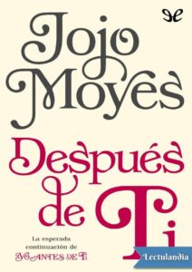 Portada de Después de ti