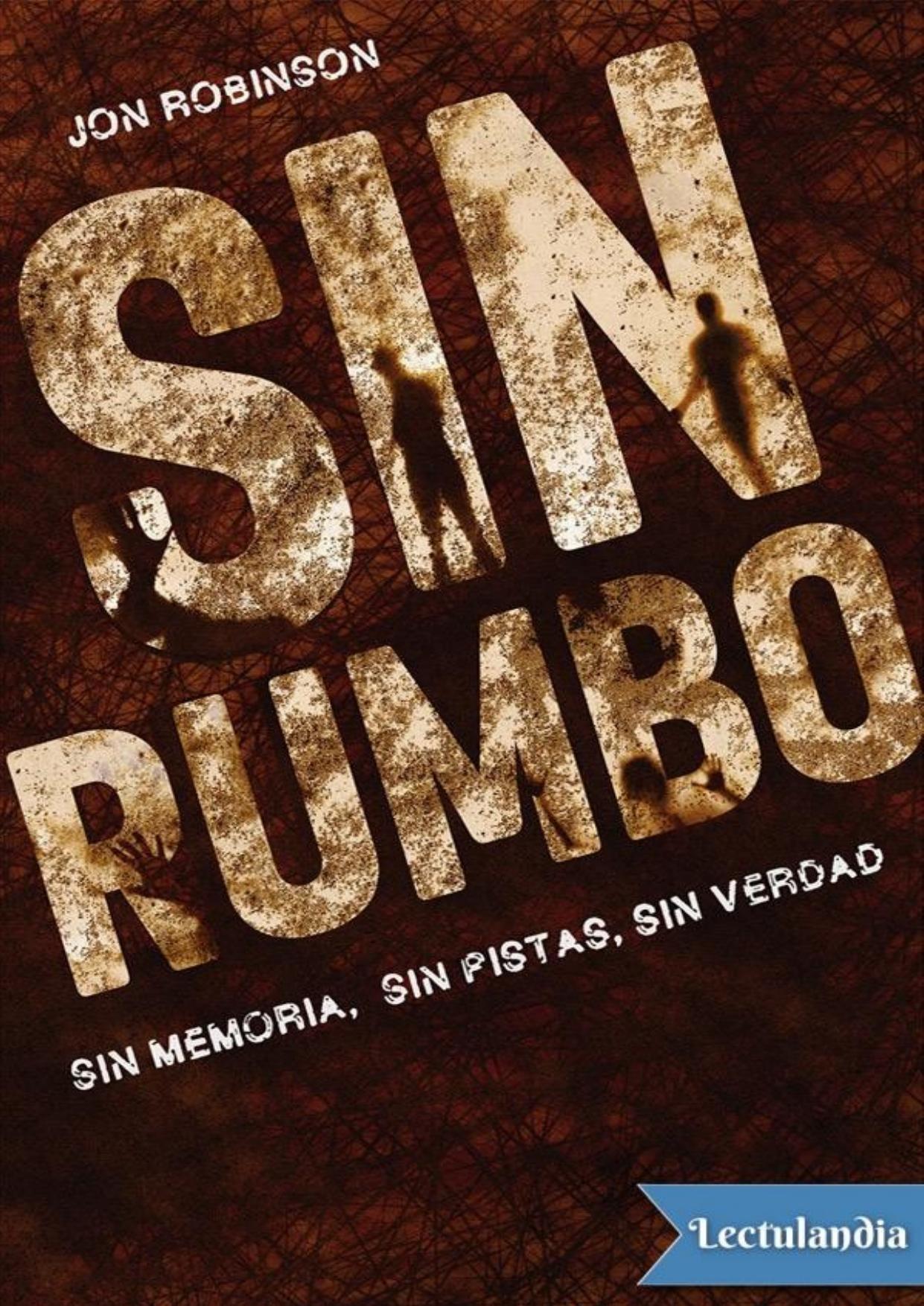 Sin rumbo de Jon Robinson, portada del libro
