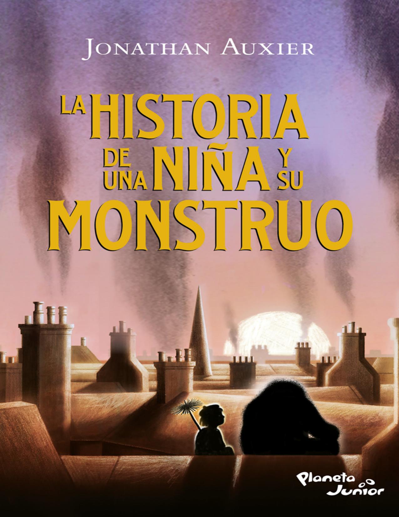 La historia de una niña y su monstruo de Jonathan Auxier, portada del libro