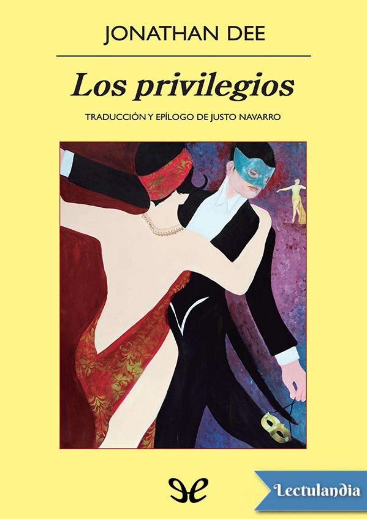 Los privilegios de Jonathan Dee, portada del libro