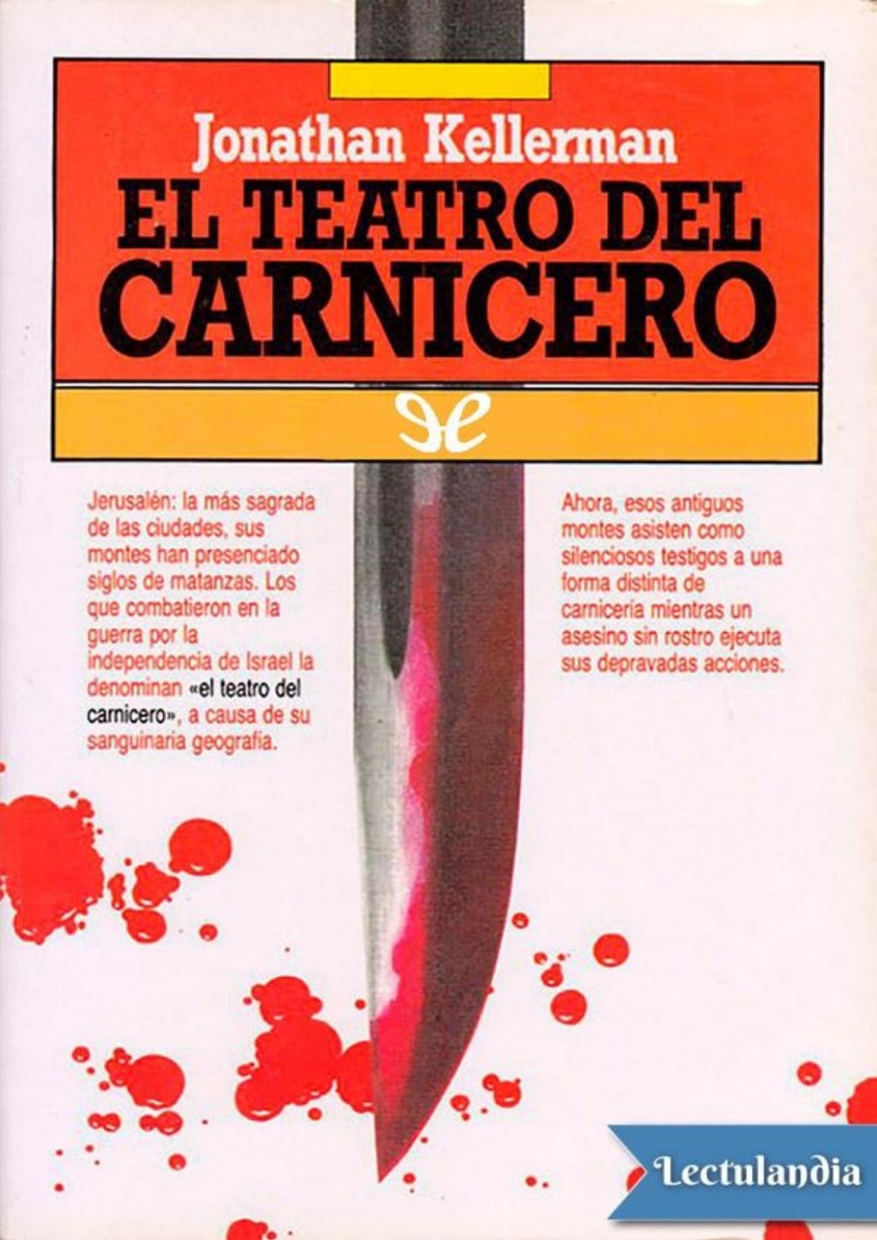 El teatro del carnicero de Jonathan Kellerman, portada del libro