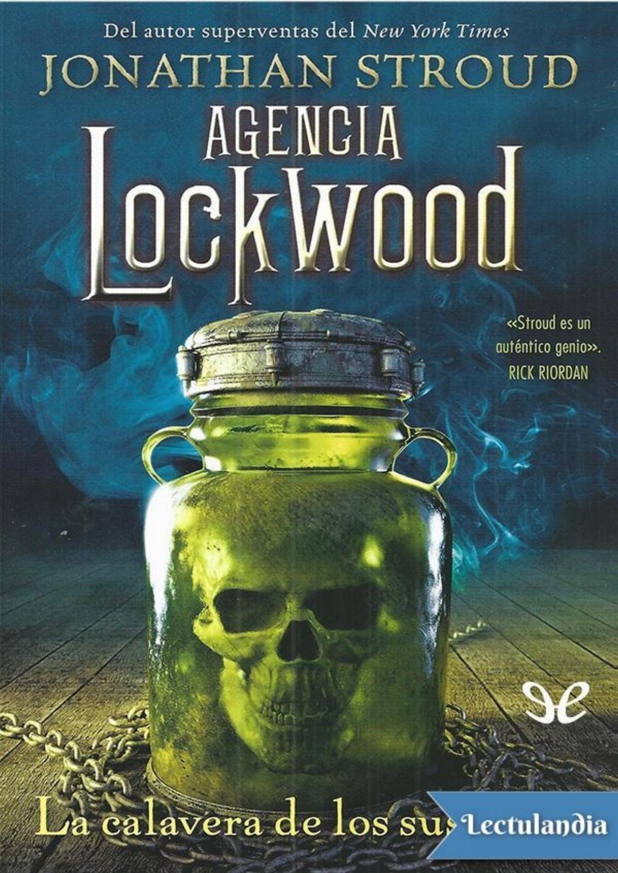 La calavera de los susurros de Jonathan Stroud, portada del libro