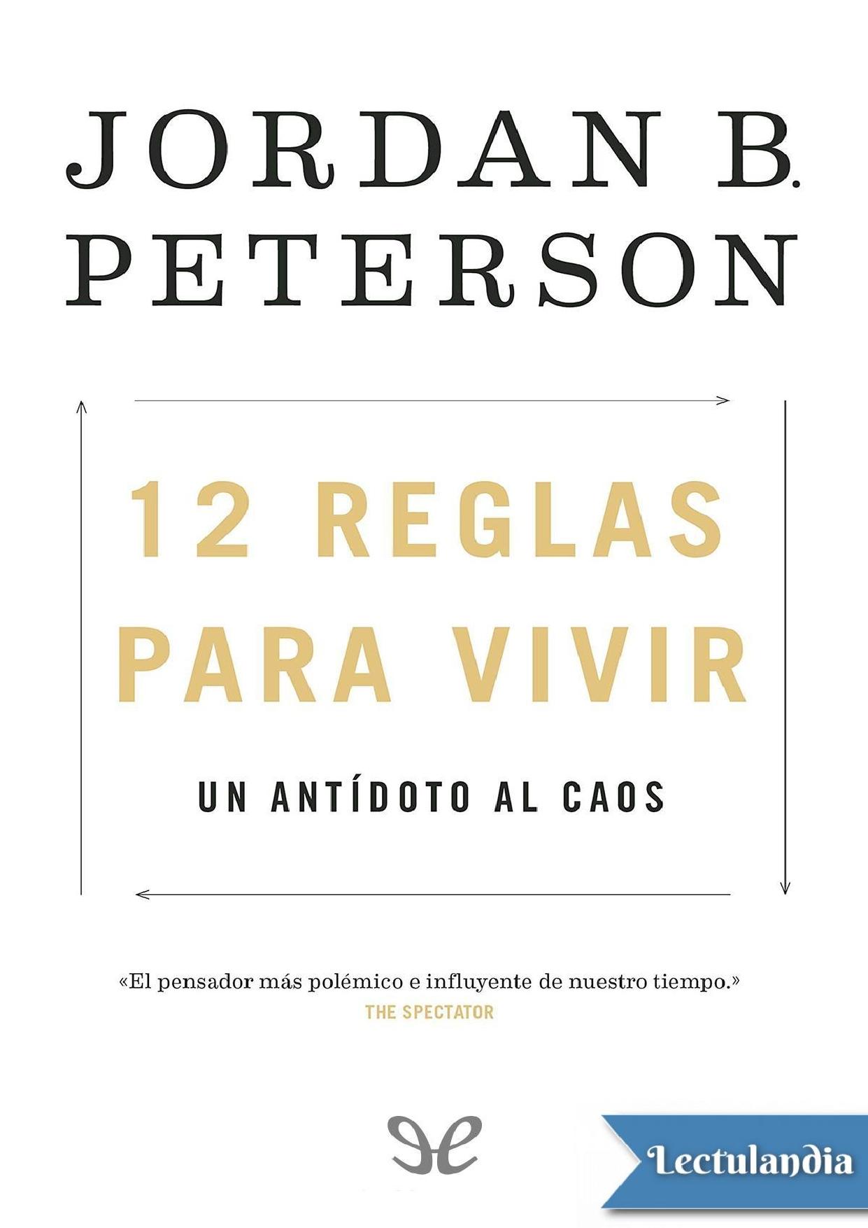 12 reglas para vivir de Jordan Peterson, portada del libro