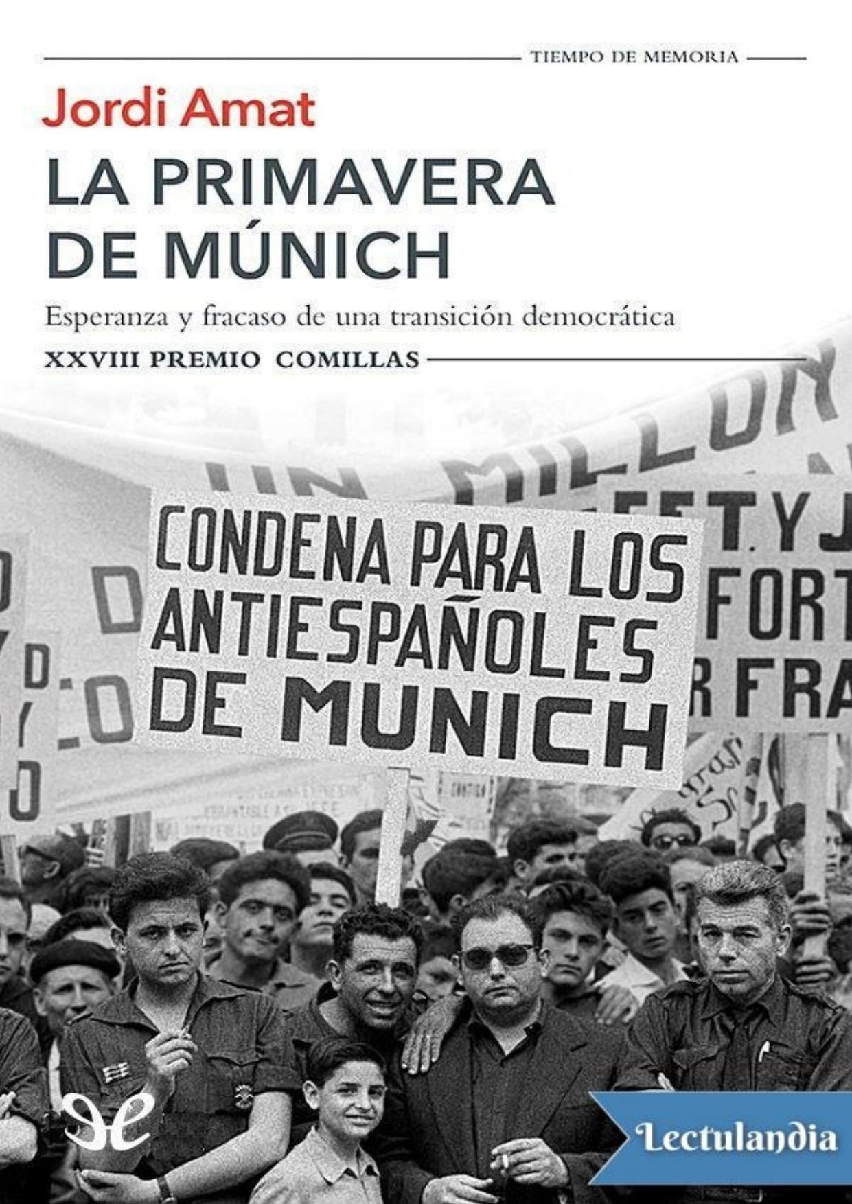 La primavera de Múnich de Jordi Amat, portada del libro