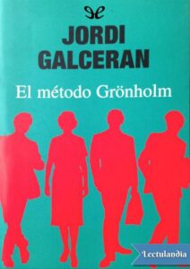 Portada de El método Grönholm