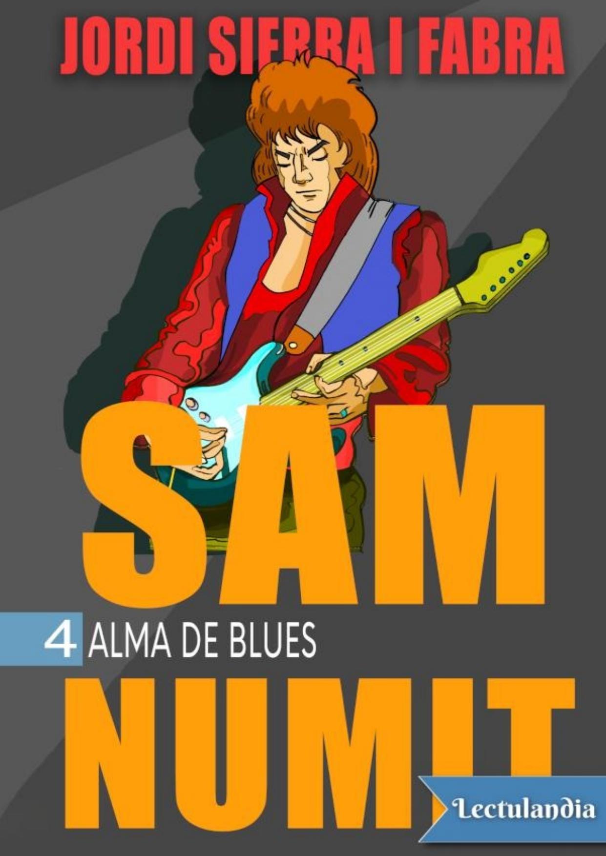 Alma de blues de Jordi Sierra i Fabra, portada del libro