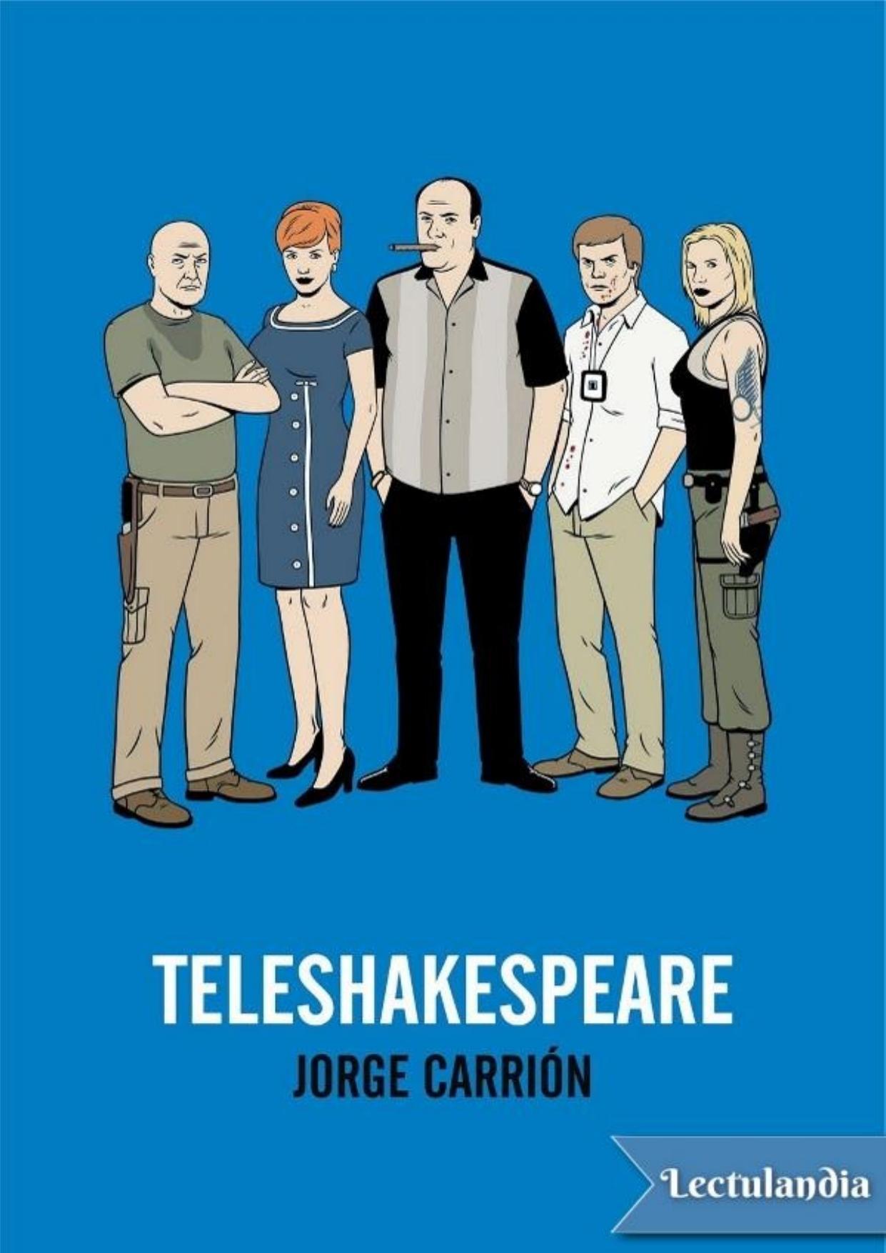Teleshakespeare de Jorge Carrión, portada del libro