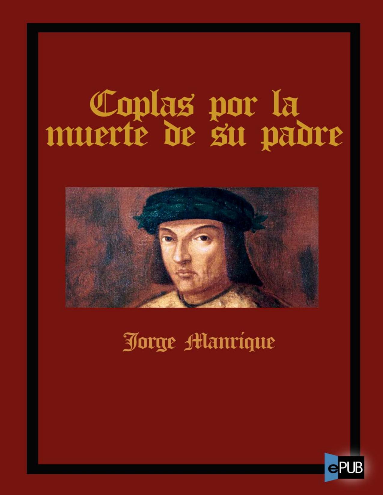 Coplas a la muerte de su padre de Jorge Manrique, portada del libro