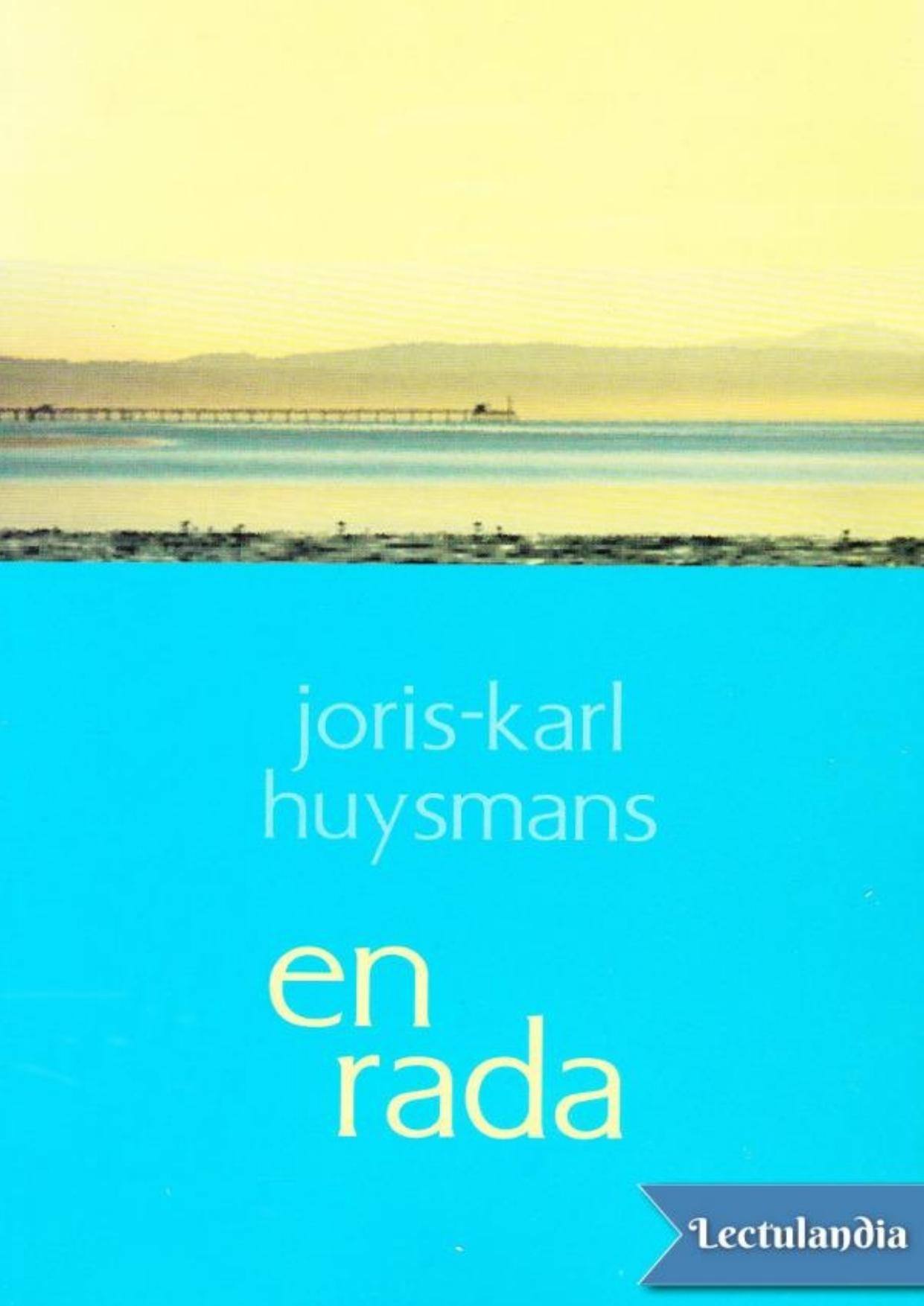 En rada de Joris-Karl Huysmans, portada del libro