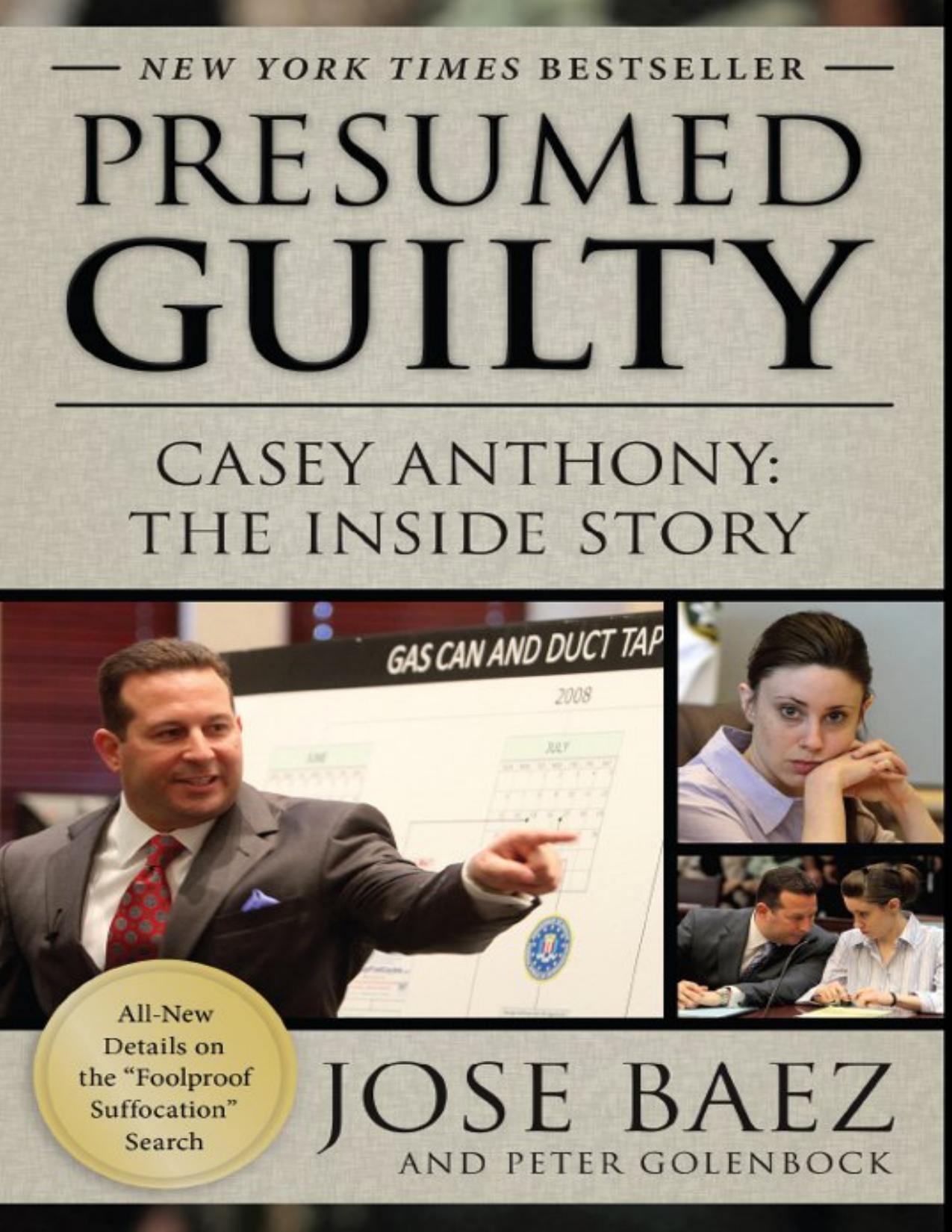 Presumed Guilty de Peter Golenbock Jose Baez, Peter Golenbock, portada del libro