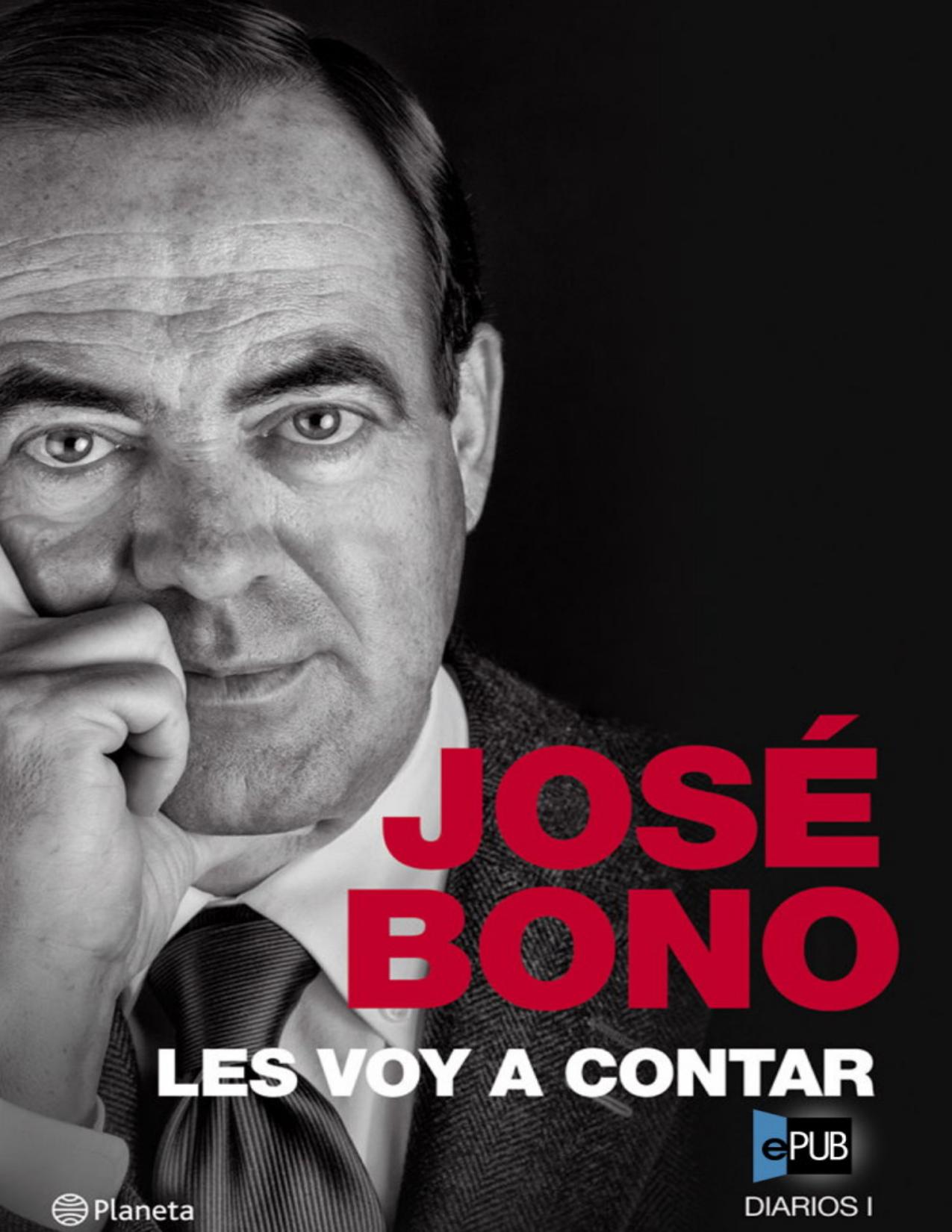 Les voy a contar de Jose Bono, portada del libro