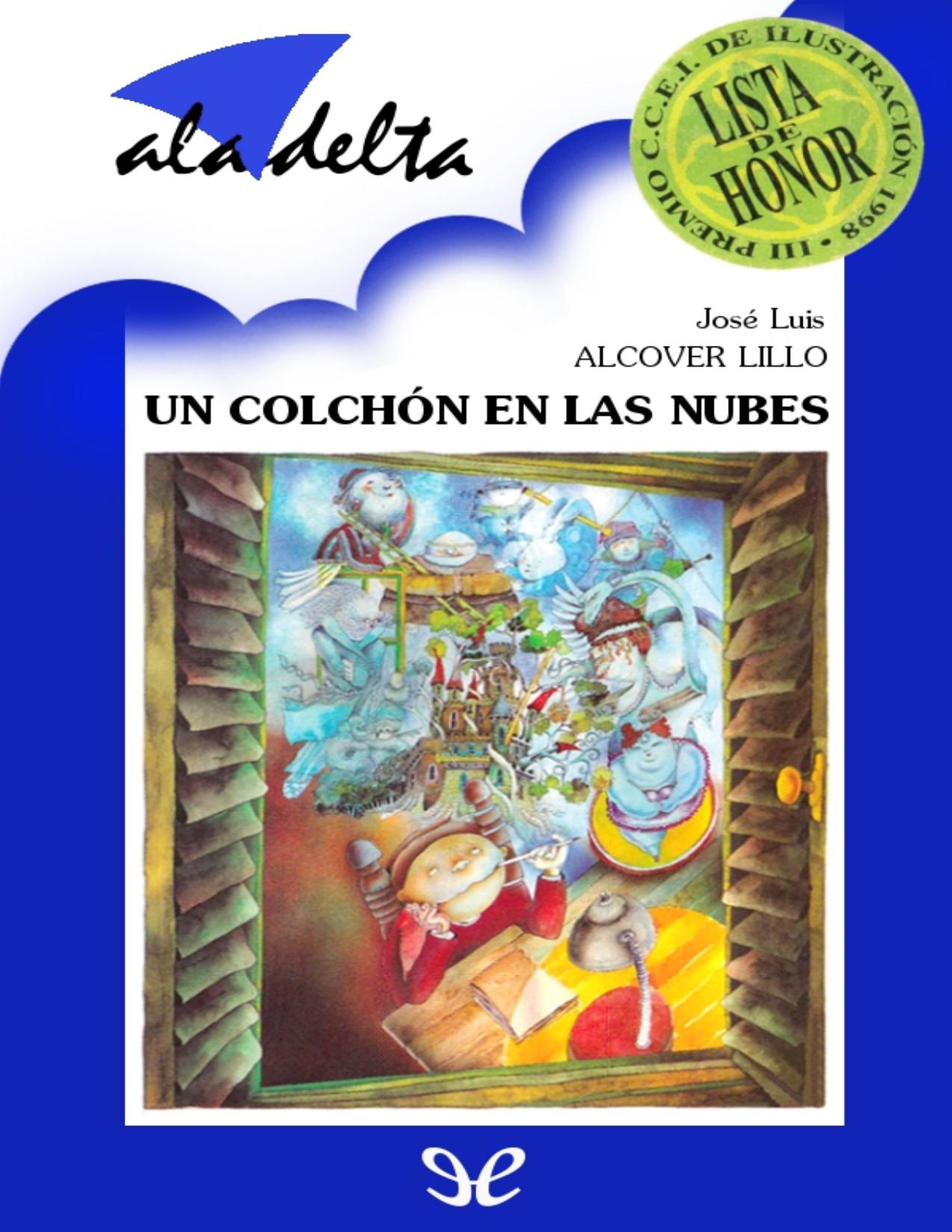 Un colchón en las nubes de José Luis Alcover Lillo, portada del libro