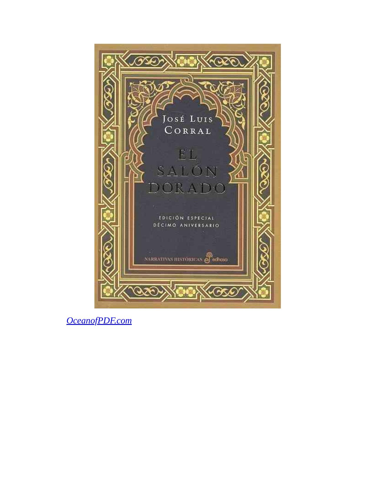 El salon dorado de Jose Luis Corral Lafuente, portada del libro