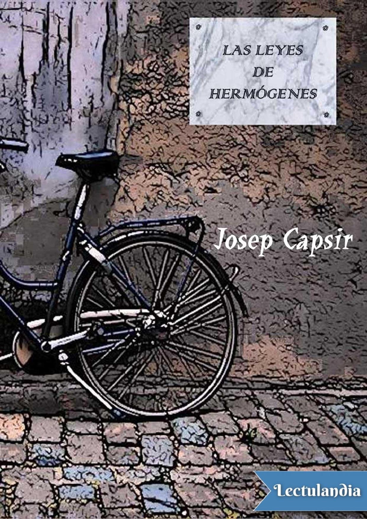 Las leyes de Hermógenes de Josep Capsir, portada del libro