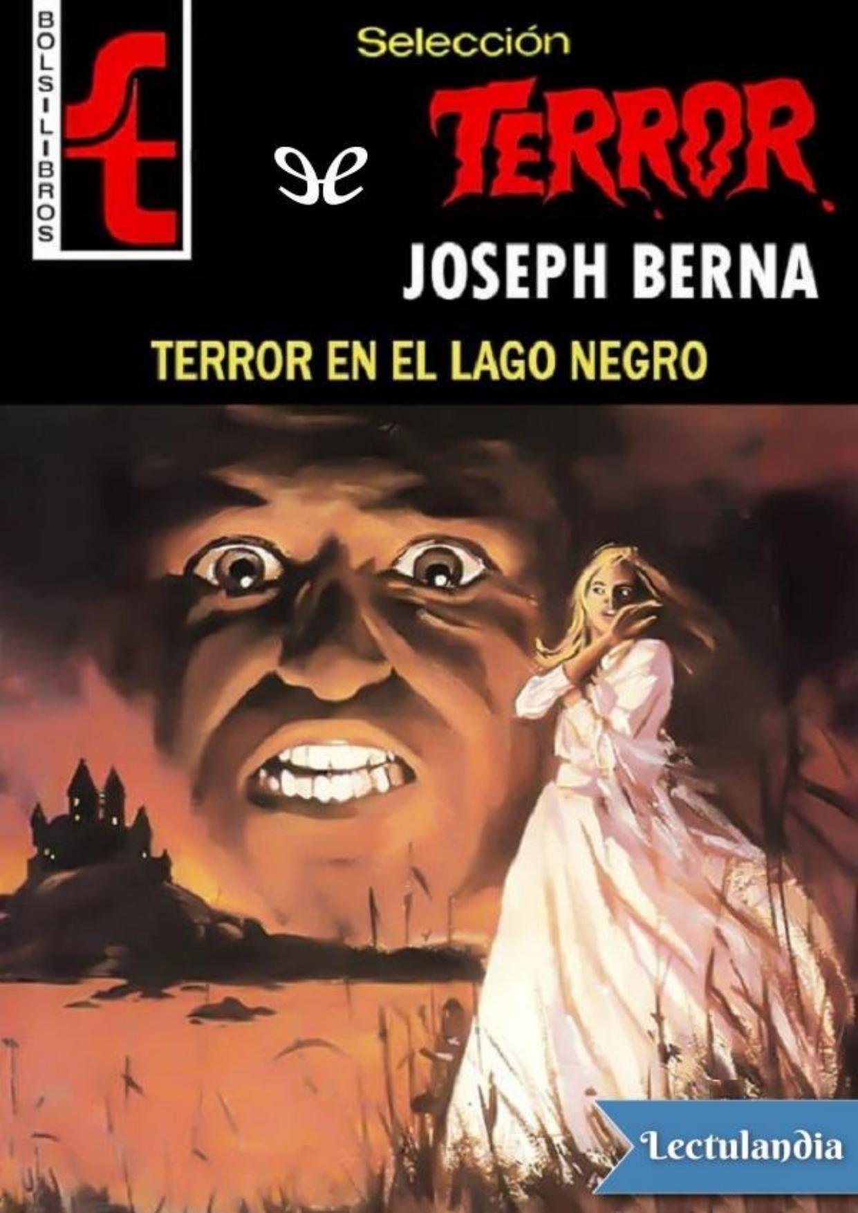 Terror en el Lago Negro de Joseph Berna, portada del libro