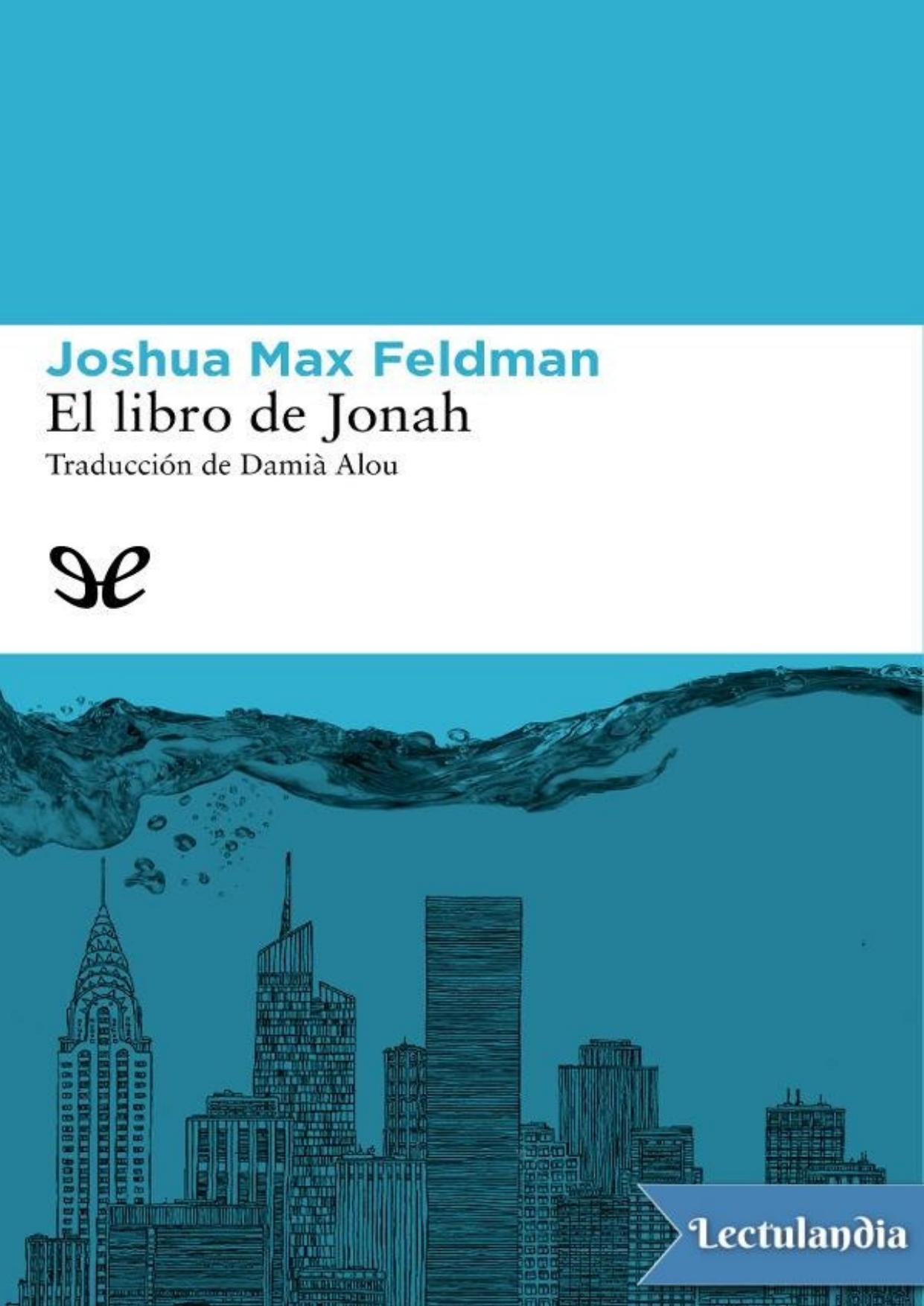 El libro de Jonah de Joshua Max Feldman, portada del libro