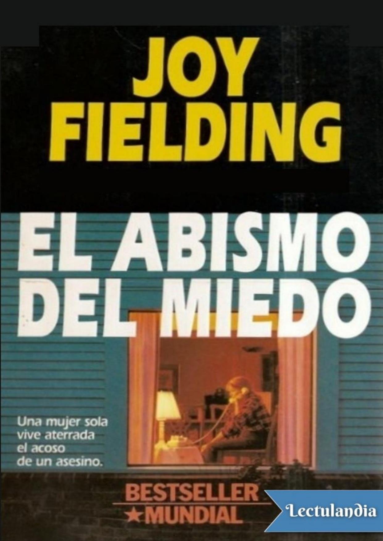 El abismo del miedo de Joy Fielding, portada del libro