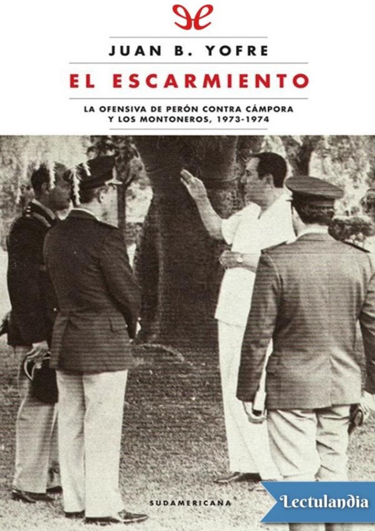 El escarmiento de Juan Bautista Yofre, portada del libro