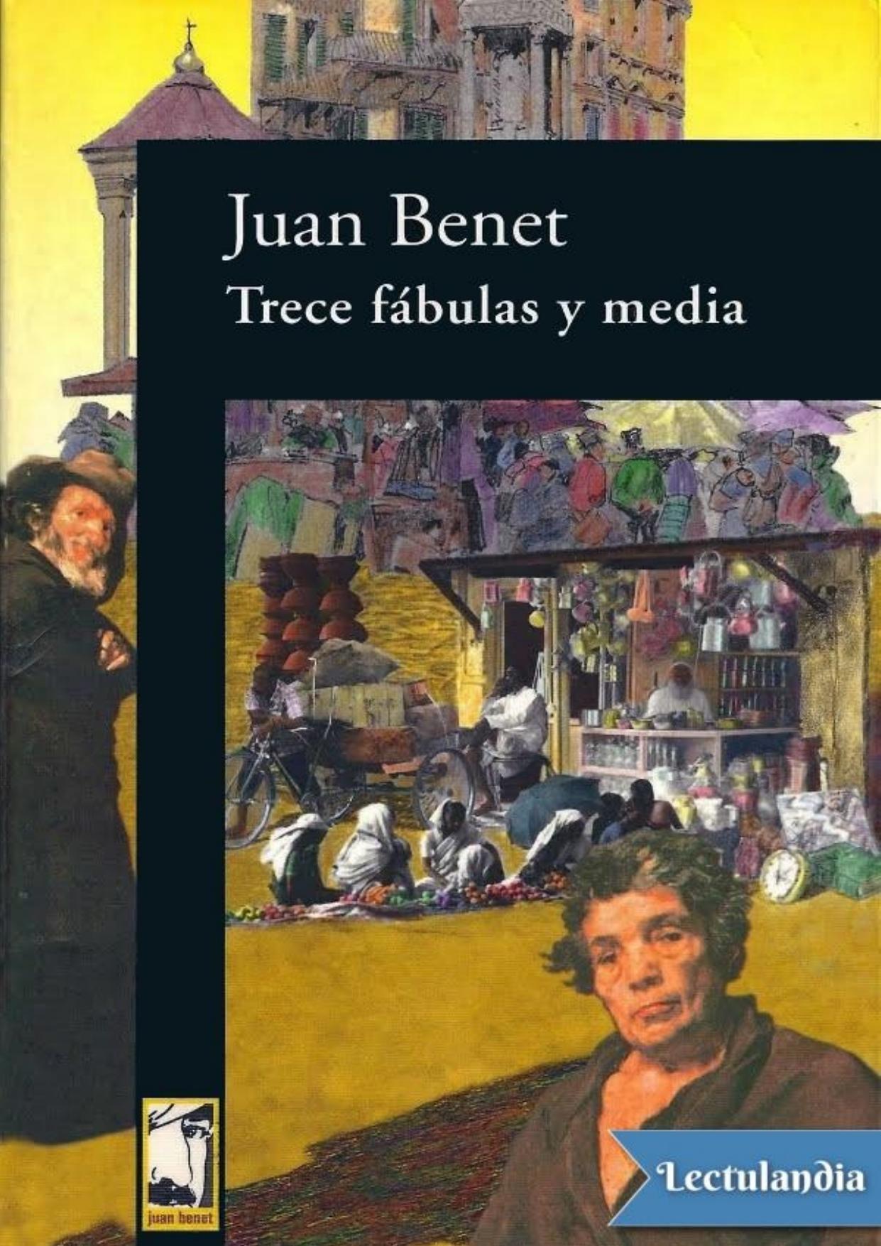 Trece fábulas y media de Juan Benet, portada del libro