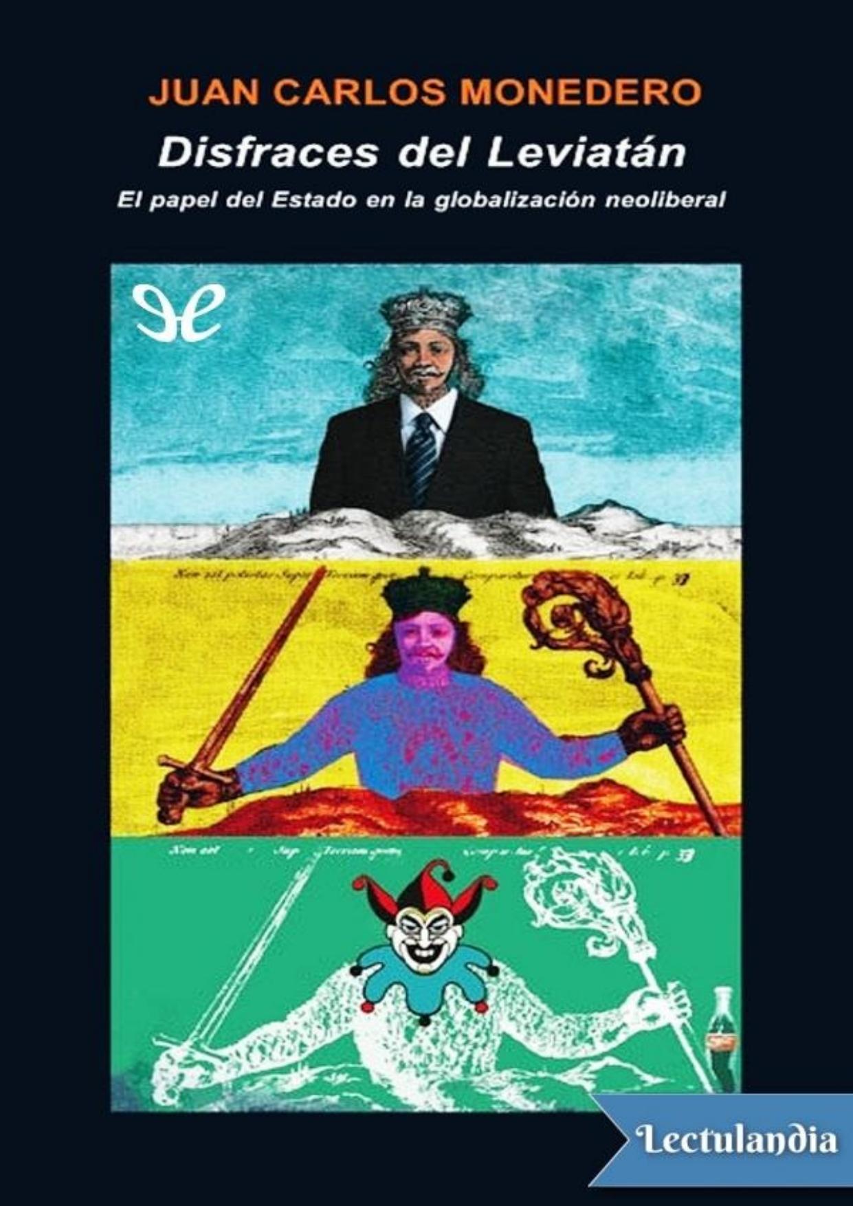 Disfraces del Leviatán de Juan Carlos Monedero, portada del libro