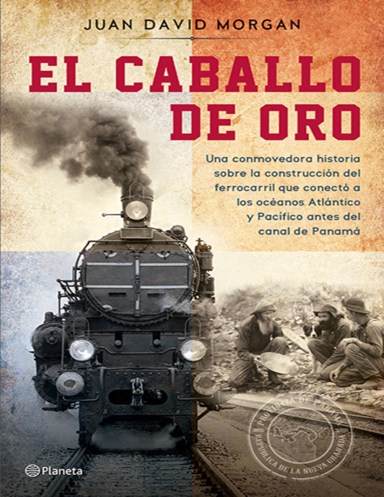El caballo de oro de Juan David Morgan, portada del libro