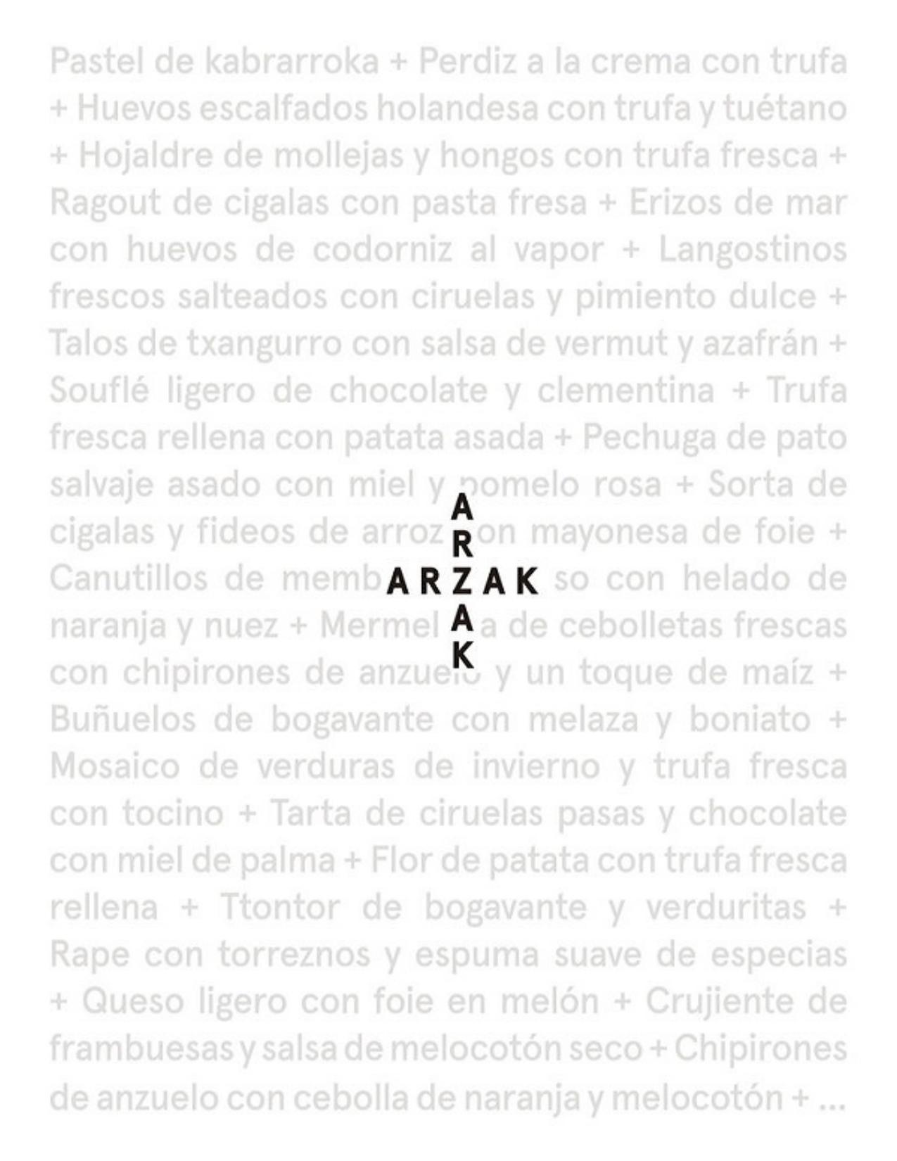 Arzak de Elena Arzak, Juan Mari Arzak, portada del libro