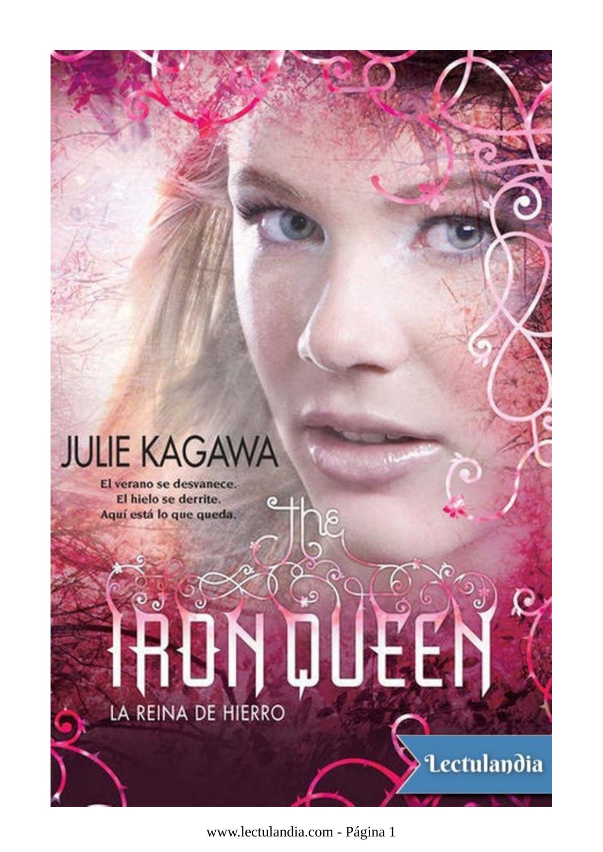 La reina de Hierro de Julie Kagawa, portada del libro