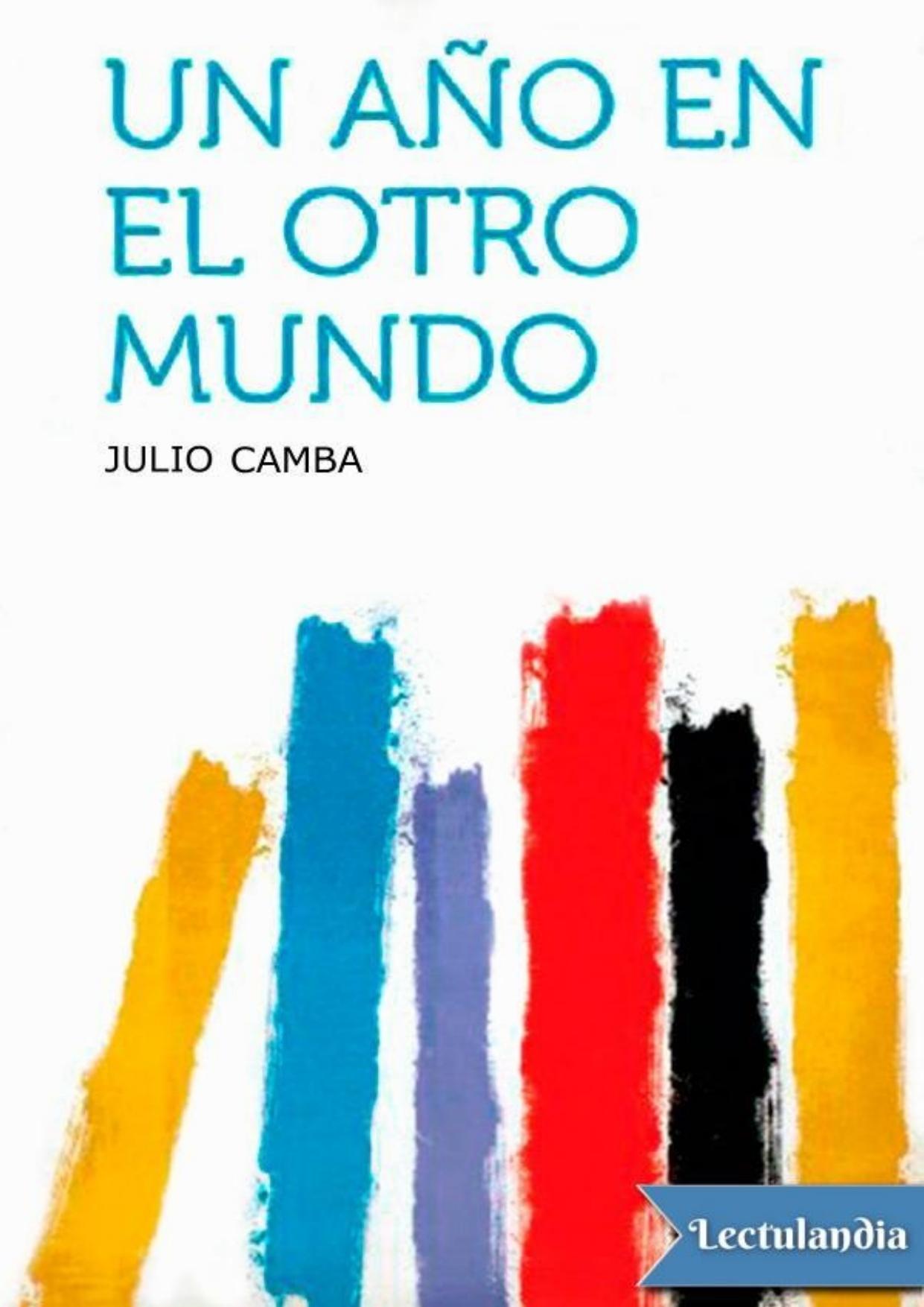 Un año en el otro mundo de Julio Camba, portada del libro
