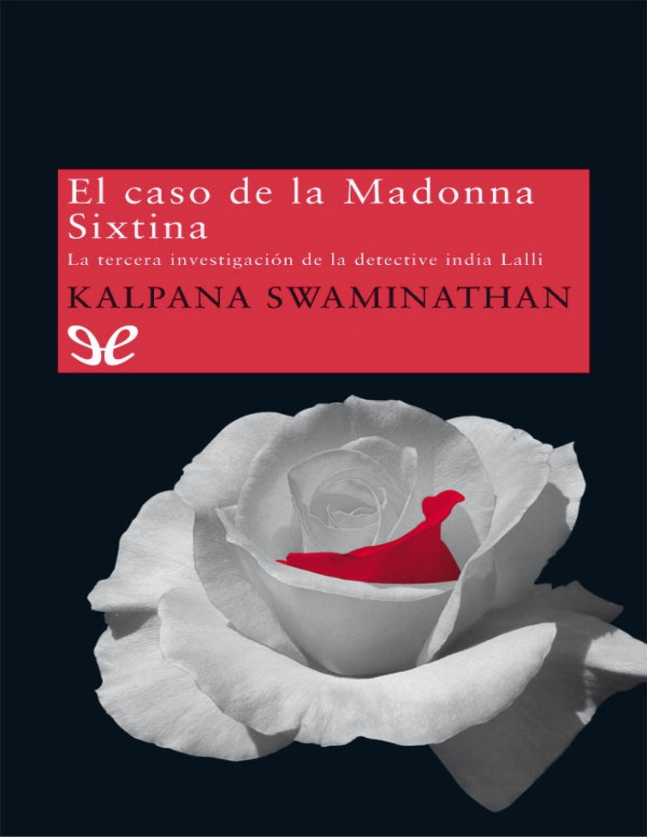 El caso de la Madonna Sixtina de Kalpana Swaminathan, portada del libro