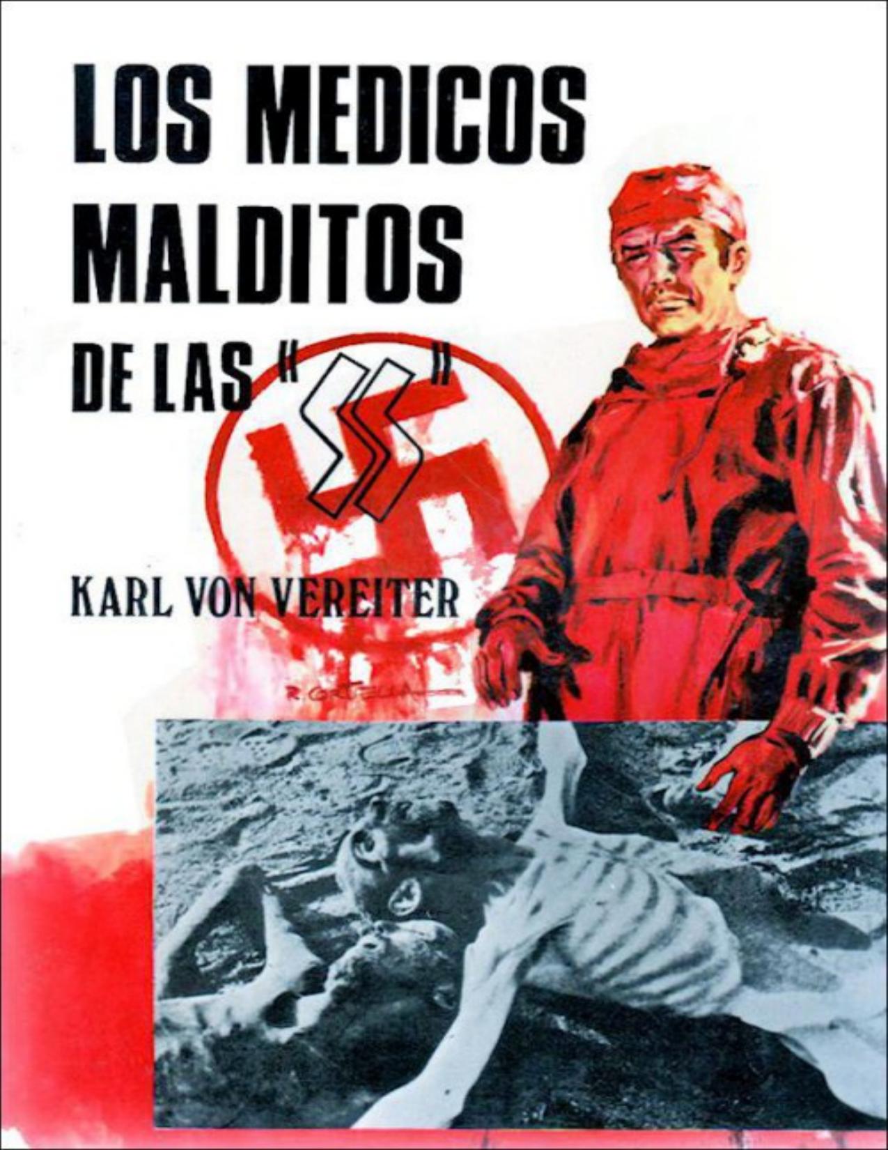 Los médicos malditos de las SS de Karl von Vereiter, portada del libro