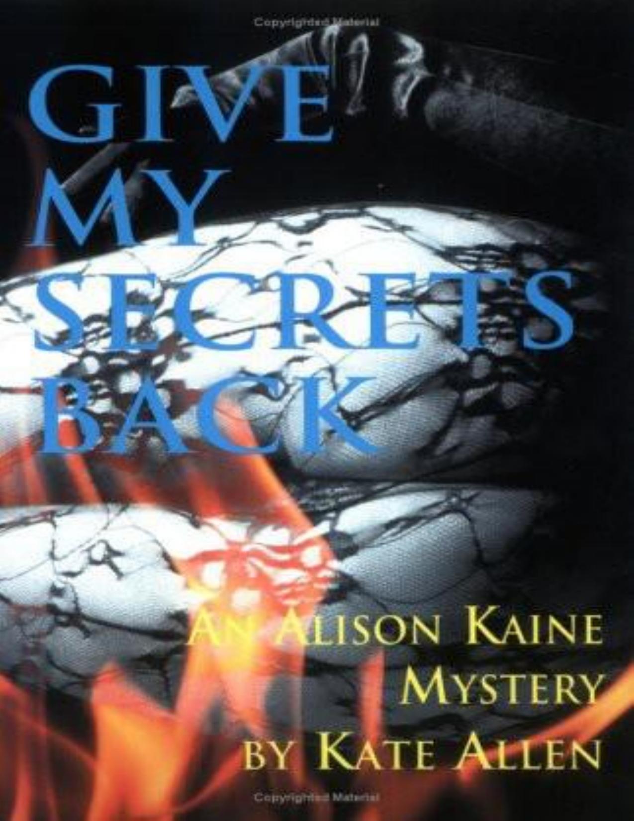 Kate Allen - Alison Kaine Mystery 2 de Kate Allen, portada del libro