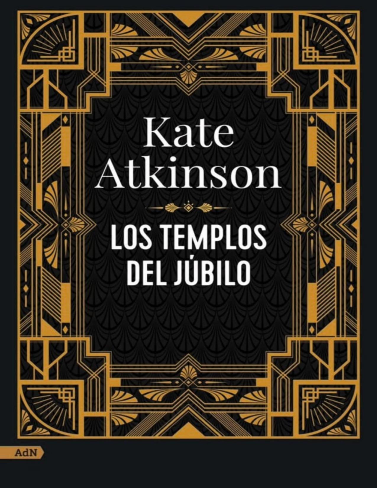 Los templos del júbilo de Kate Atkinson, portada del libro