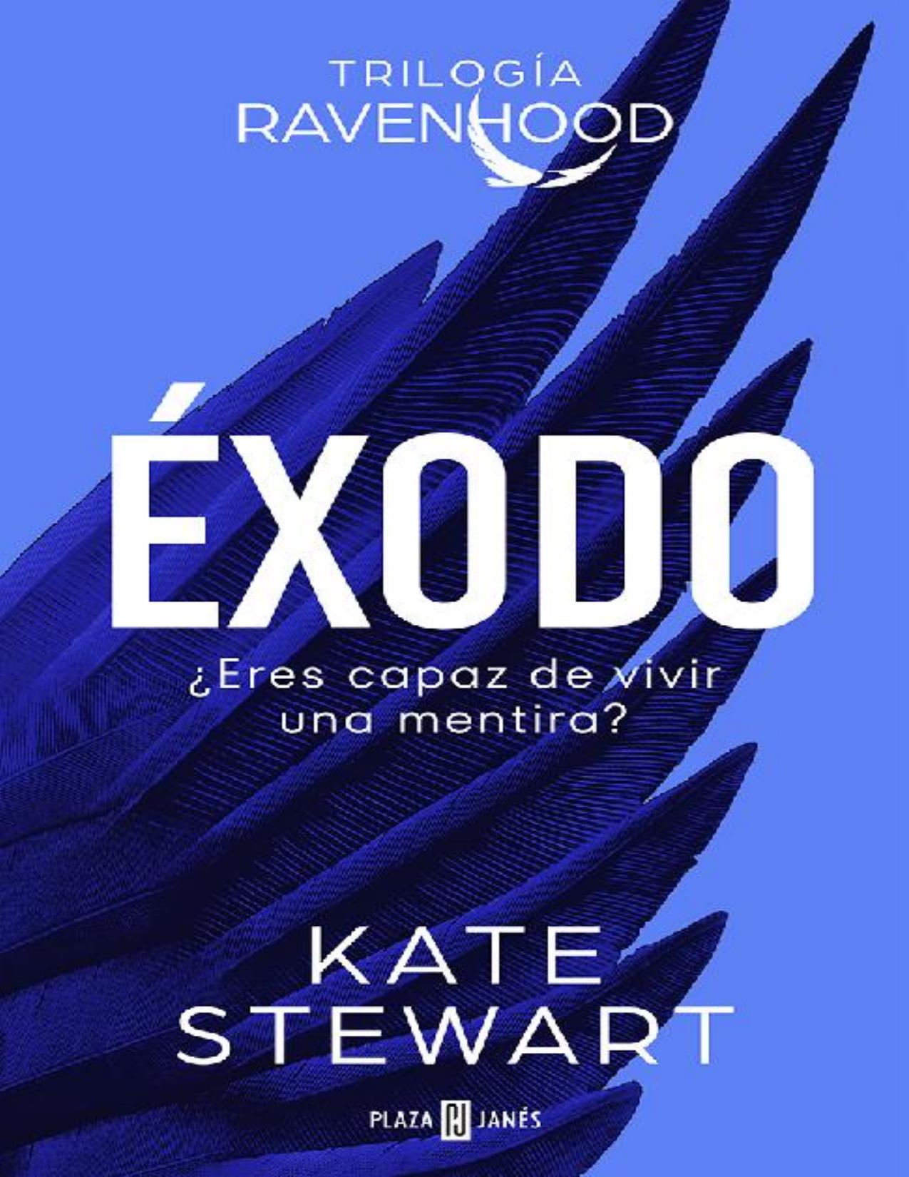 Éxodo de Kate Stewart, portada del libro