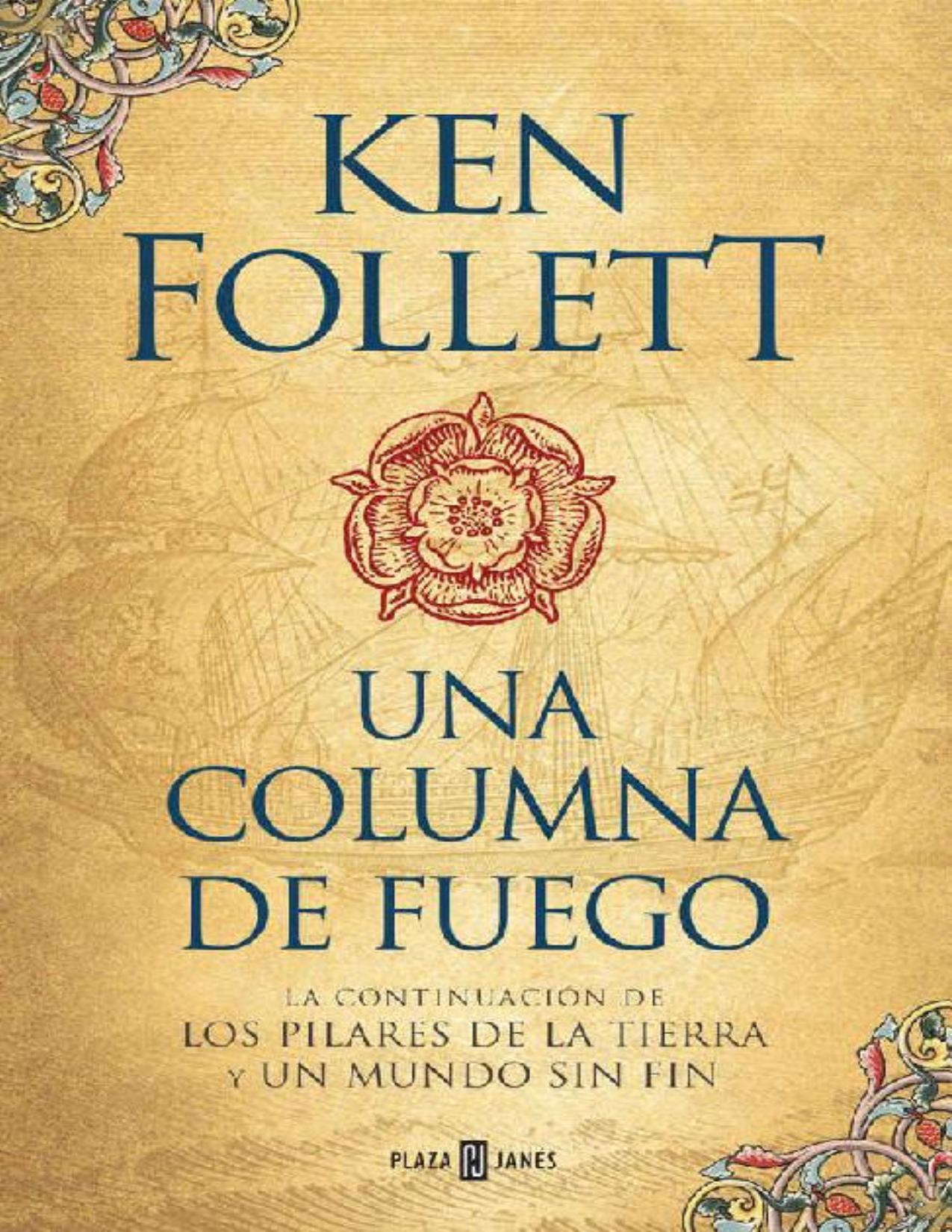 Una columna de fuego de Ken Follett, portada del libro