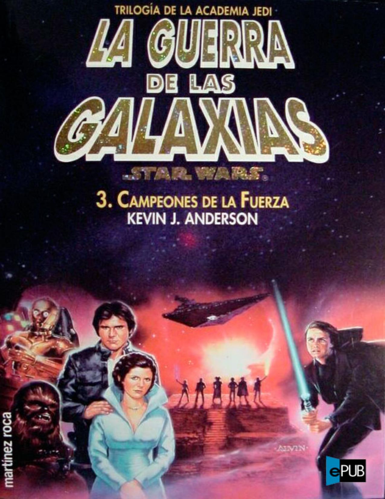 Campeones de la Fuerza de Kevin J. Anderson, portada del libro