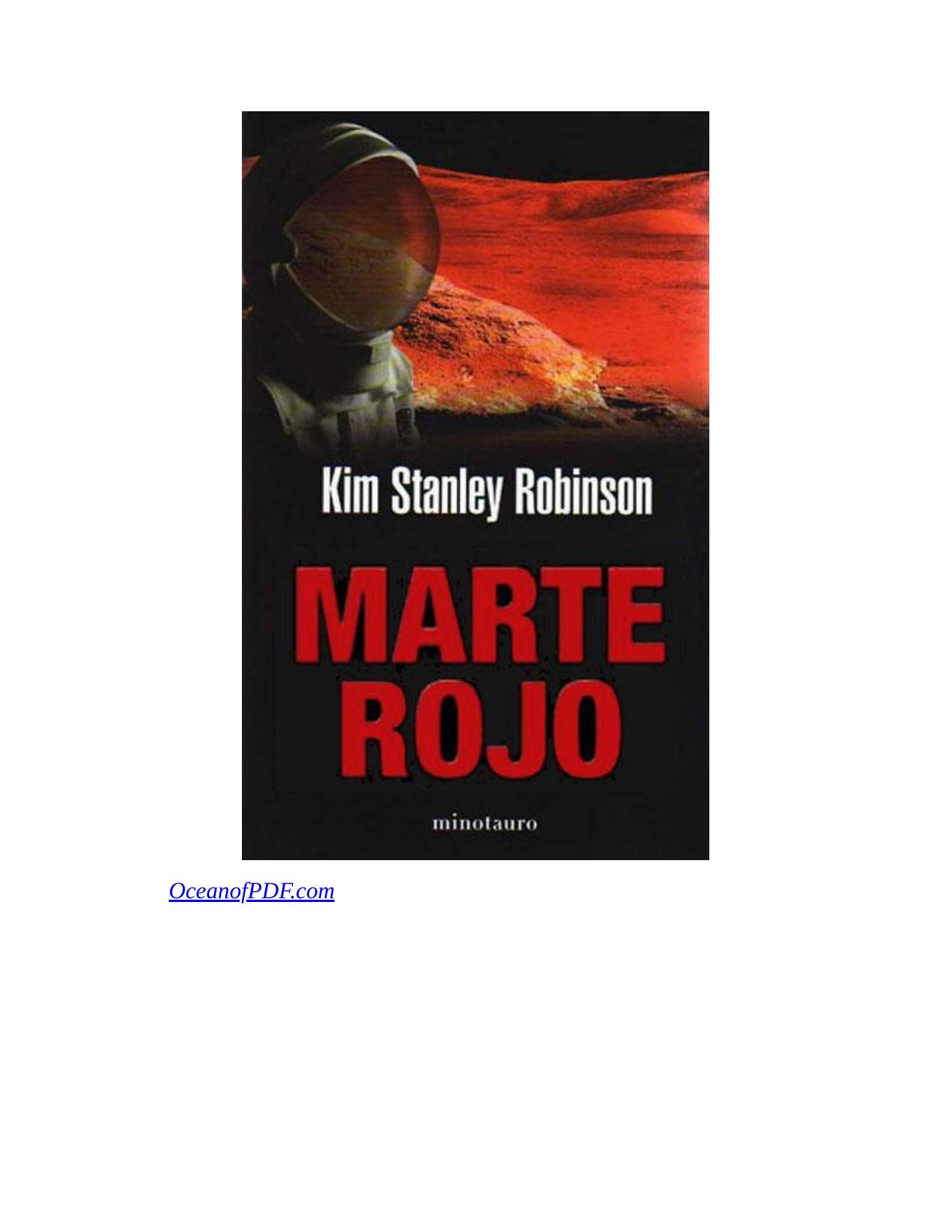 Marte rojo de Kim Stanley Robinson, portada del libro