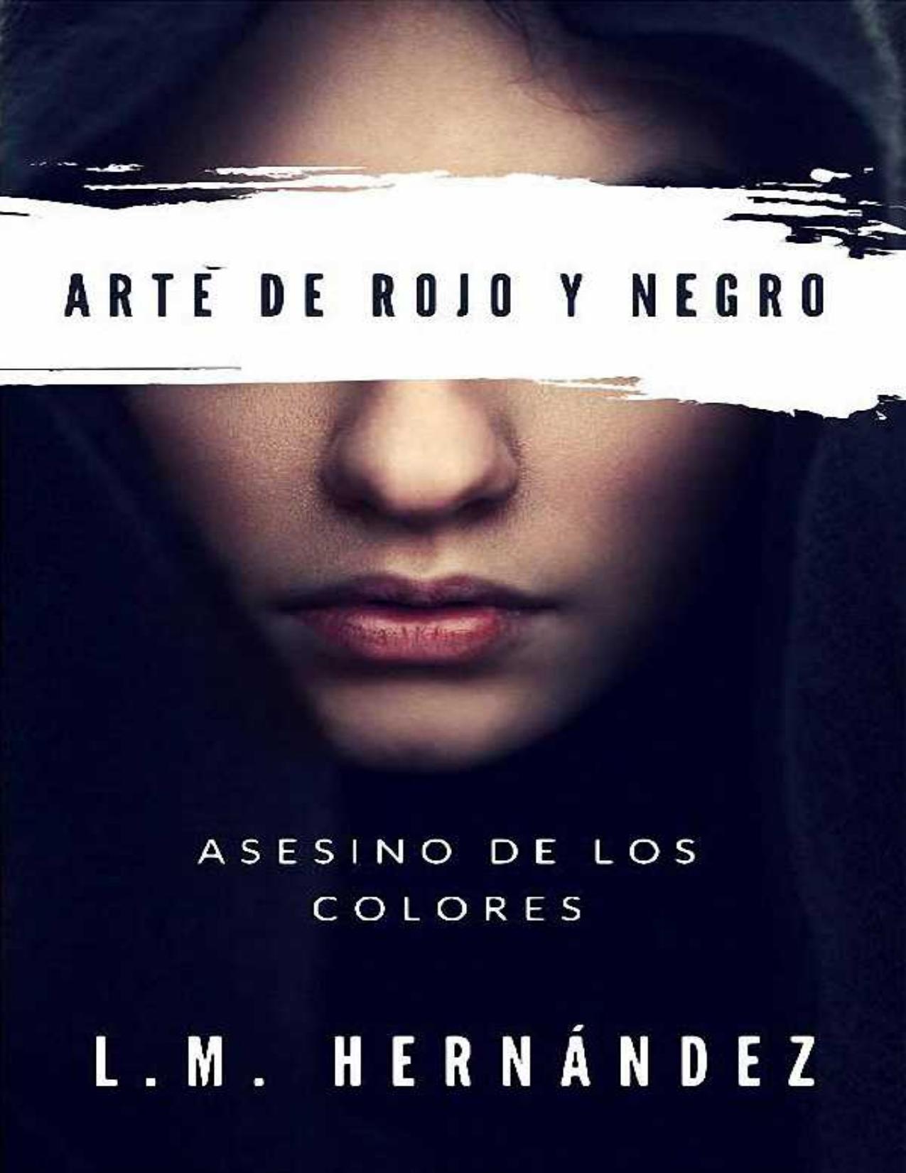 Asesino de los colores de L. M. Hernandez, portada del libro