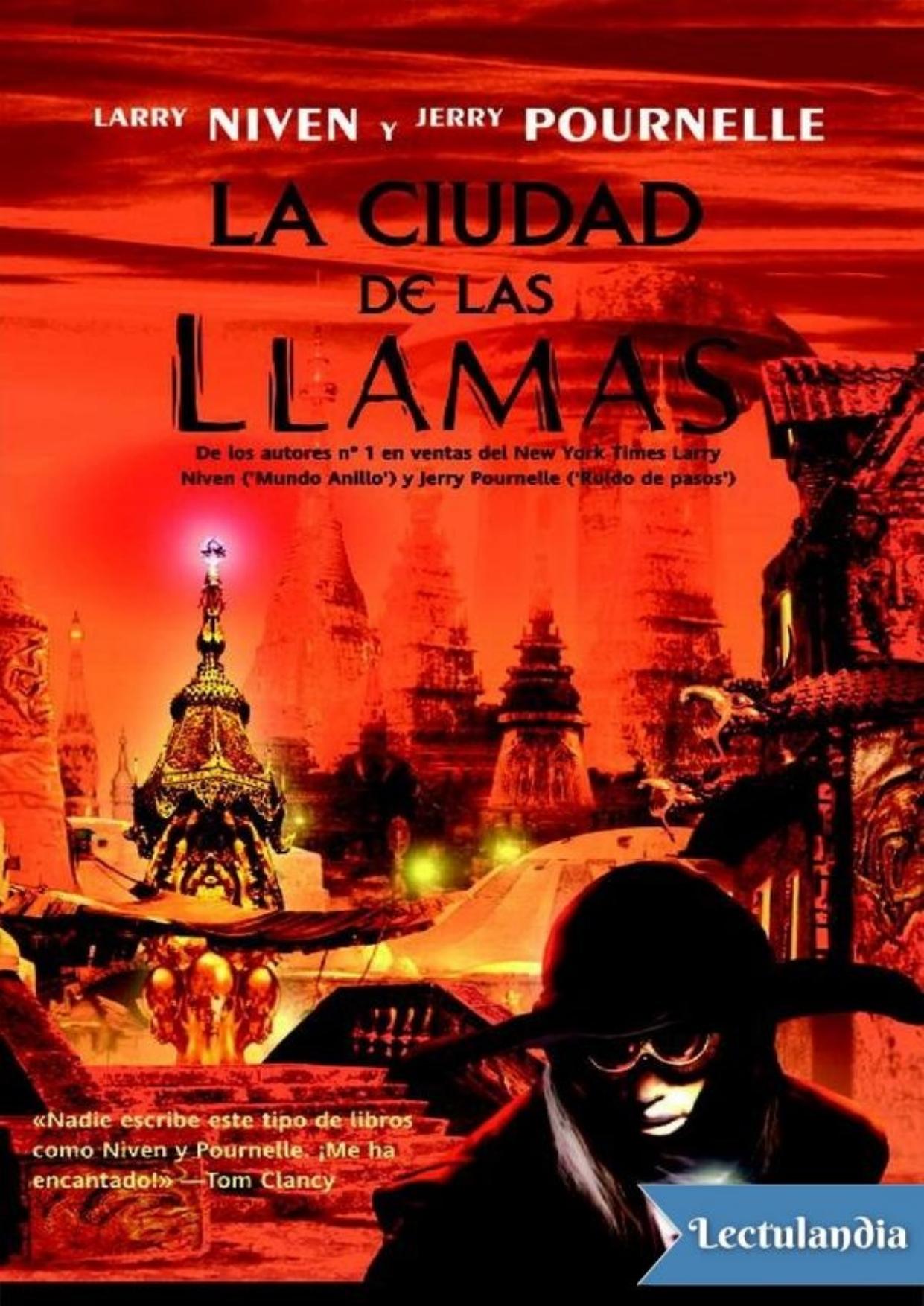 La ciudad de las llamas de Larry Niven, portada del libro