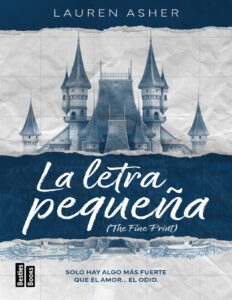 Portada de La letra pequeña (The Fine Print)
