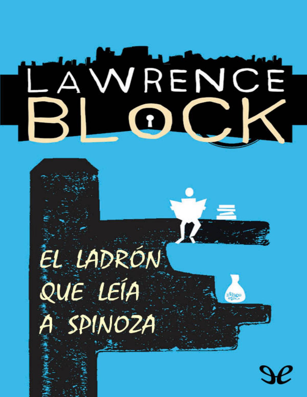 El ladrón que leía a Spinoza de Lawrence Block, portada del libro
