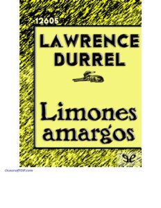 Portada de Limones amargos