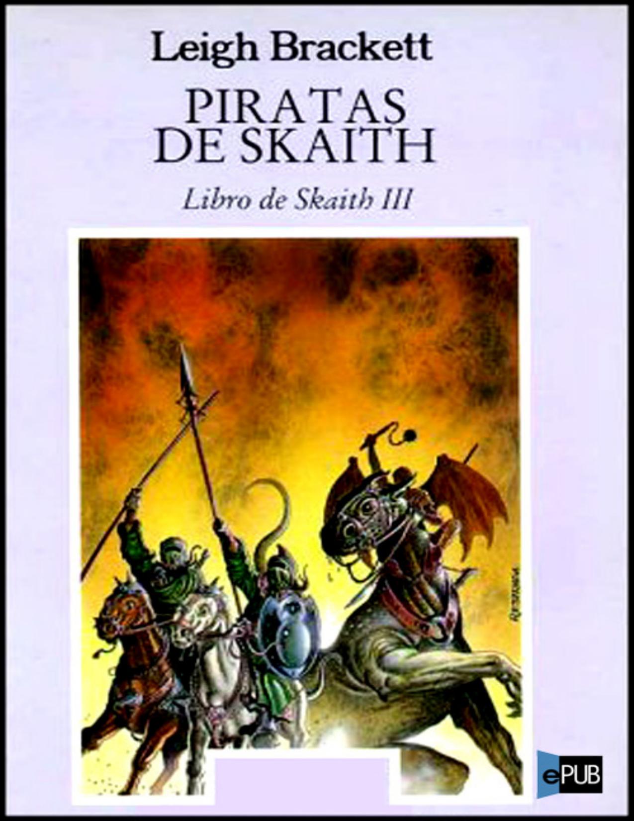 Piratas de Skaith de Leigh Brackett, portada del libro