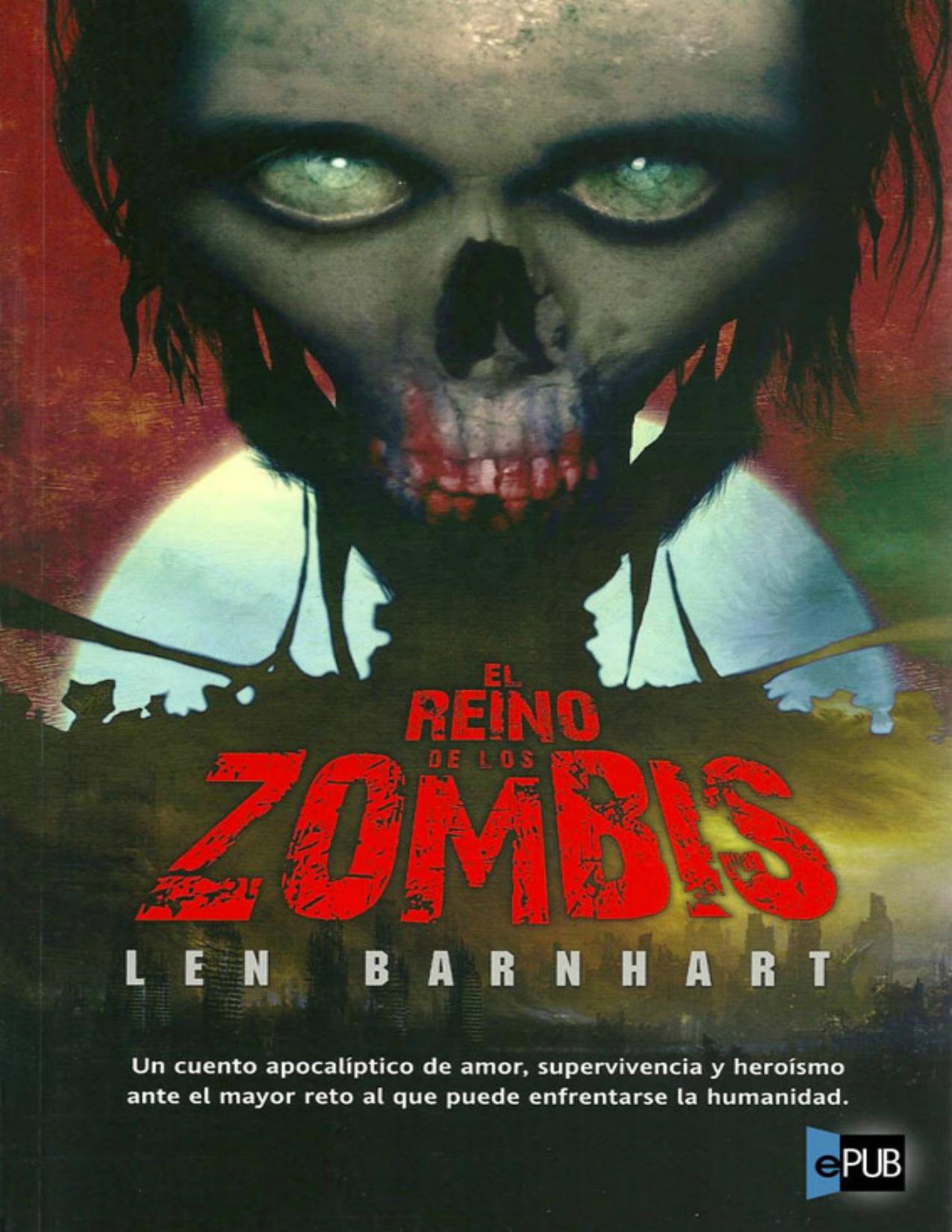 El Reino de los Zombis de Len Barnhart, portada del libro