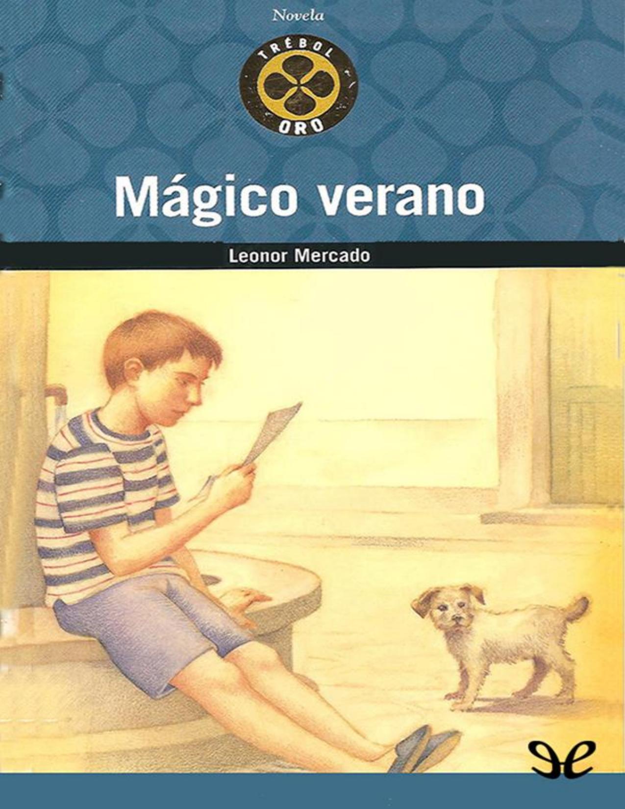 Mágico verano de Leonor Mercado, portada del libro