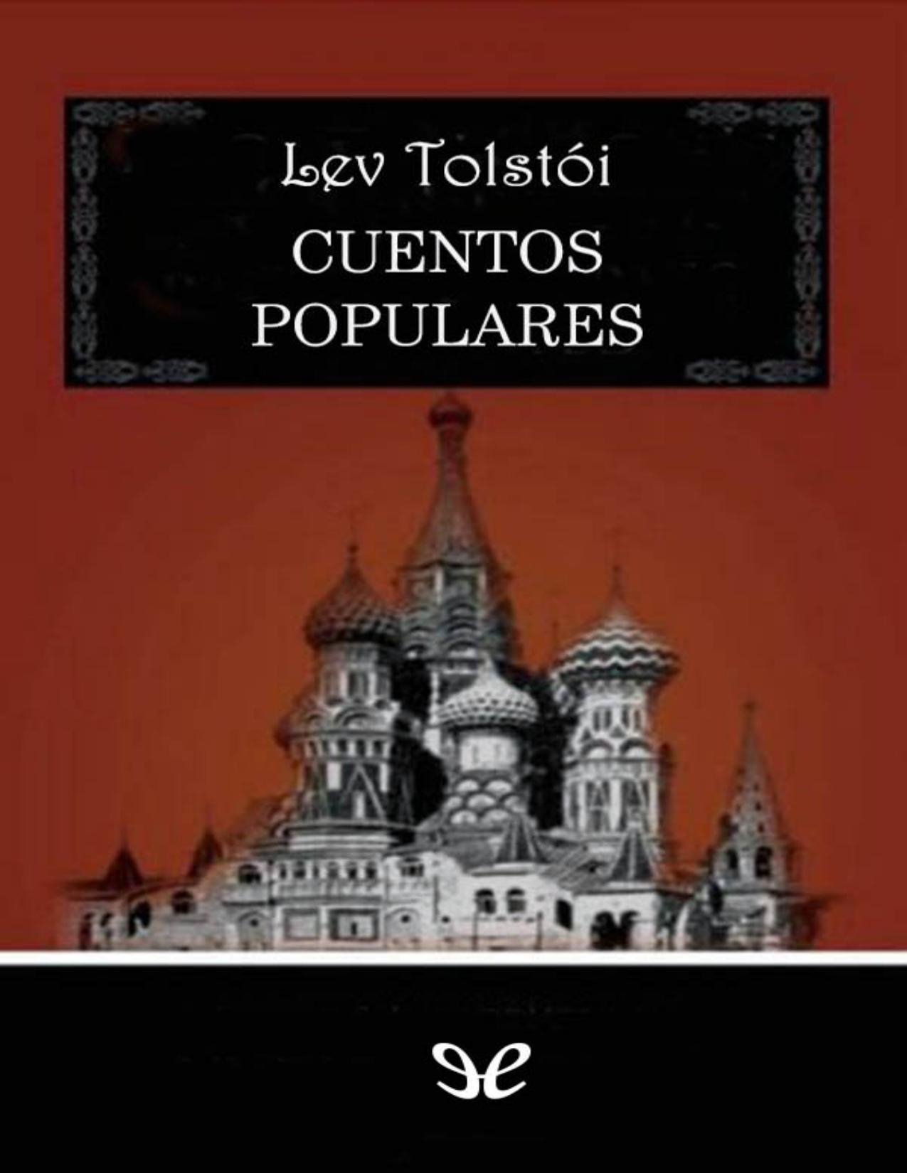 Cuentos populares de Lev Tolstoi, portada del libro